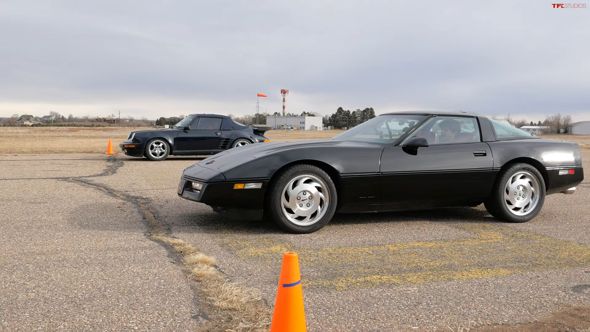 Wallpaper #7WjwFZMBSpphPi3-lwkY9 C4 Corvette Drag Races 1987 Porsche 911 Carrera 32 Sad Trumpet Noises