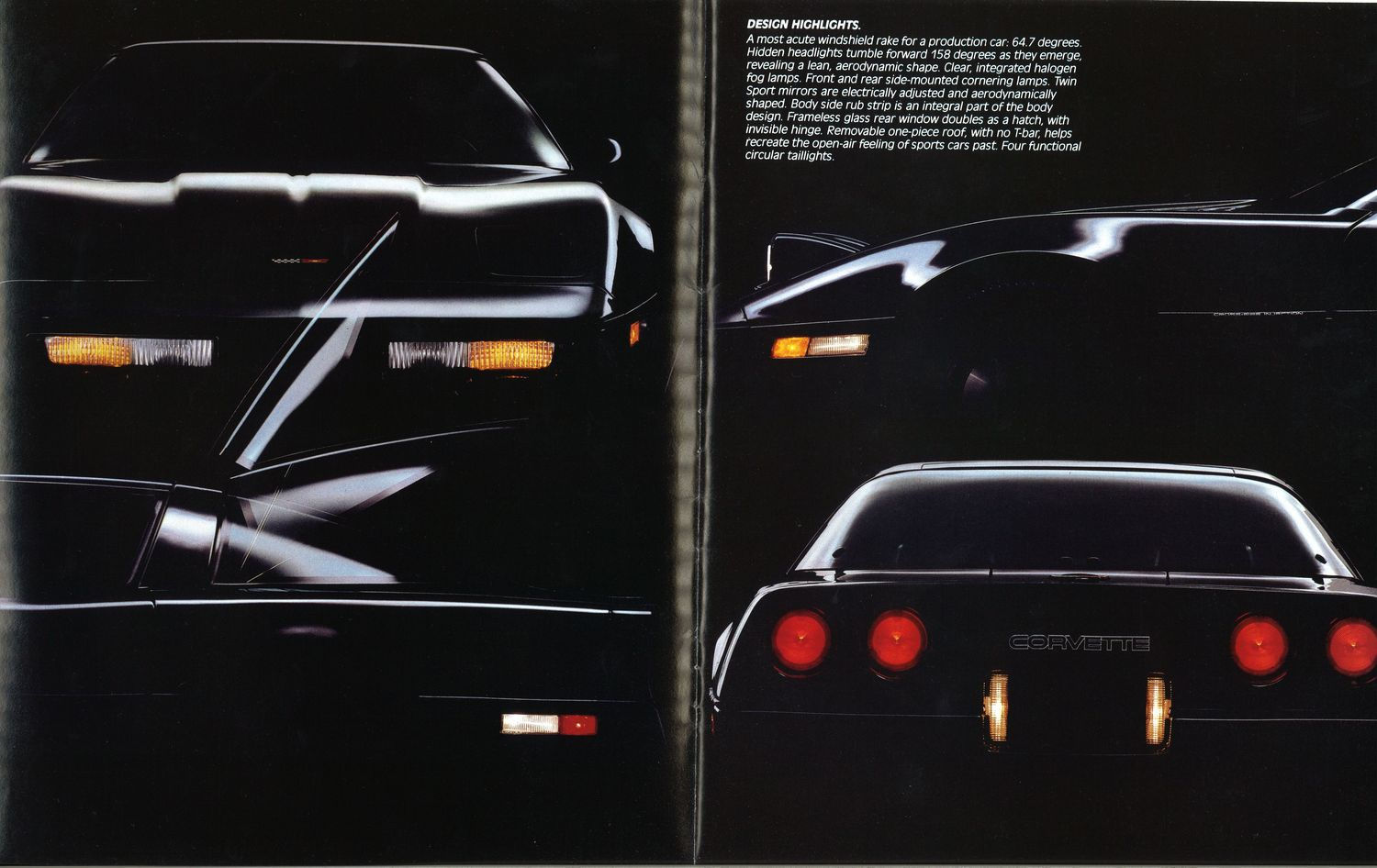 Wallpaper #q2dJDJMBSpphPi3-fd2b291 C4 Corvette Brochure is a Blast from the Past Autoevolution