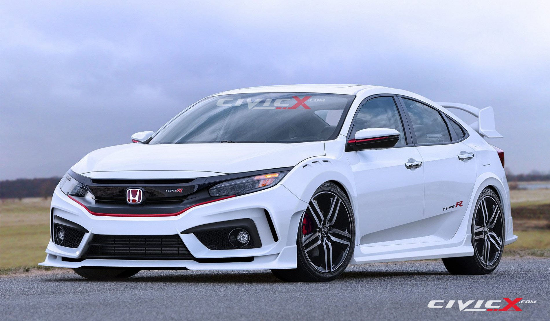 Wallpaper #eqXVNpMBVBiSkHCacIqq330 2017 Honda Civic Type R Looks Ready to Summon Satan in Latest