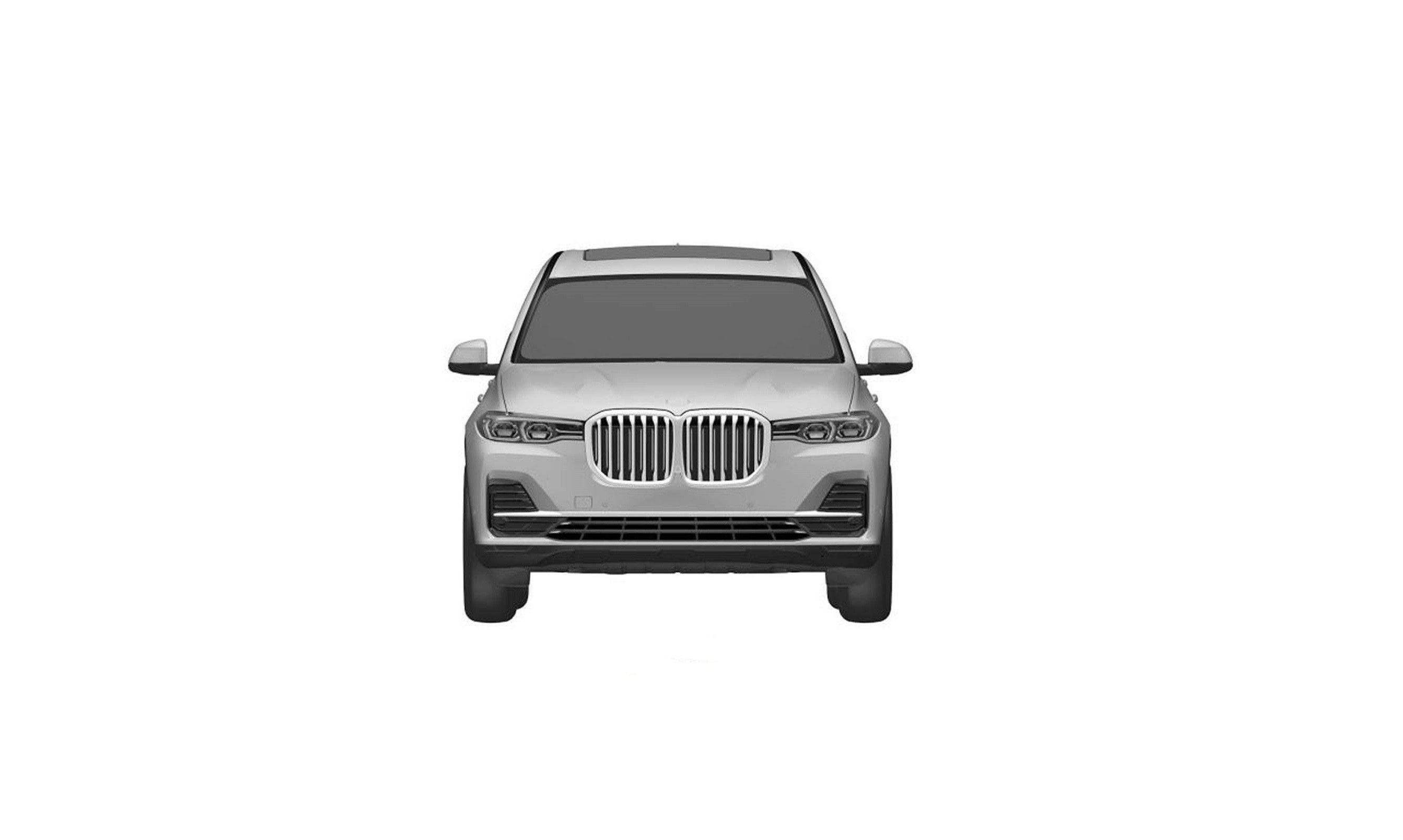 Wallpaper #G2cYCpMBSpphPi3-FNNO349 2019 BMW X7 G07 Looks Massive in Design Patent Autoevolution