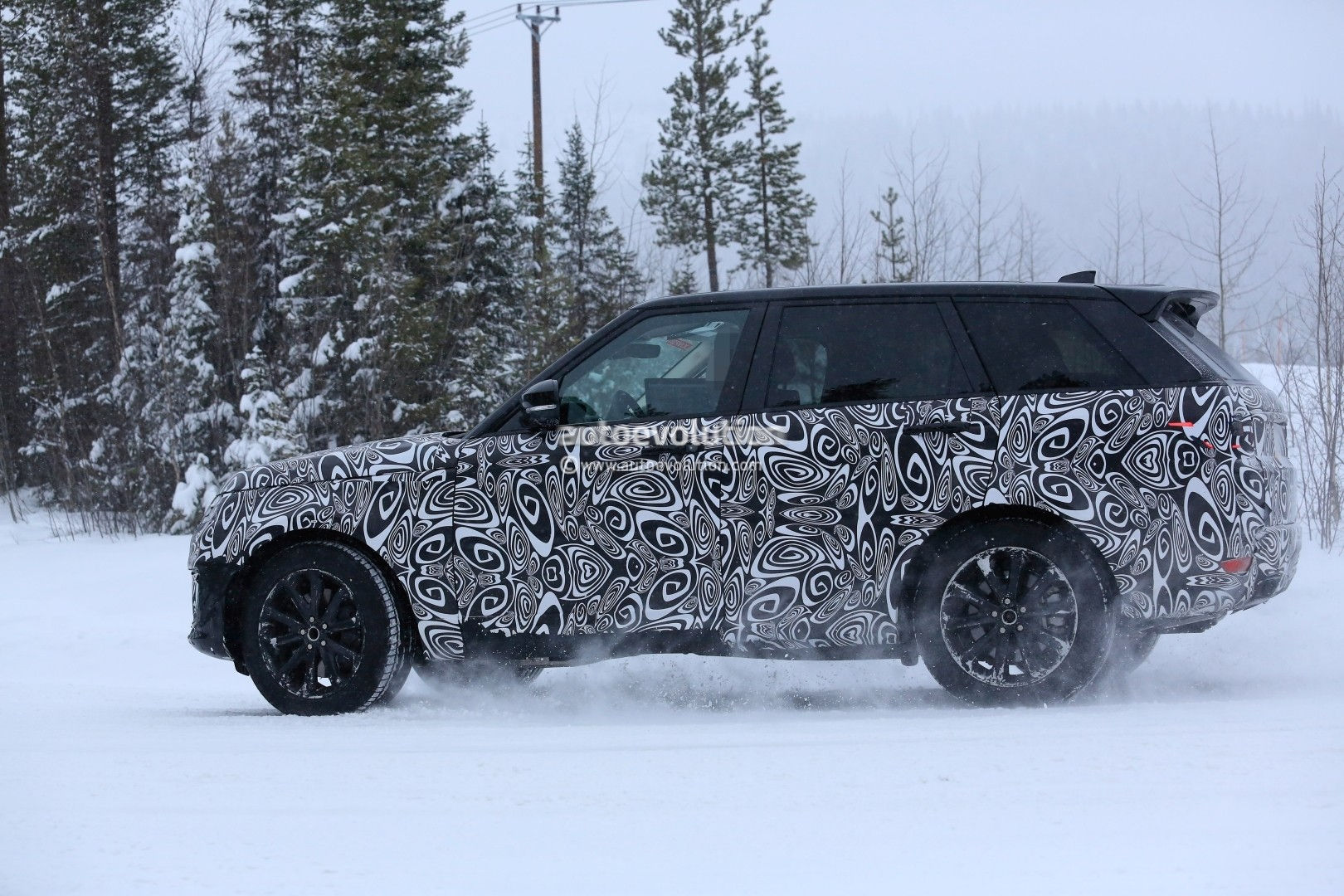 Wallpaper #lWdU7pIBSpphPi3-d1zo352 2018 Range Rover Sport Facelift Plug in Hybrid Spied Trying to Hide Its