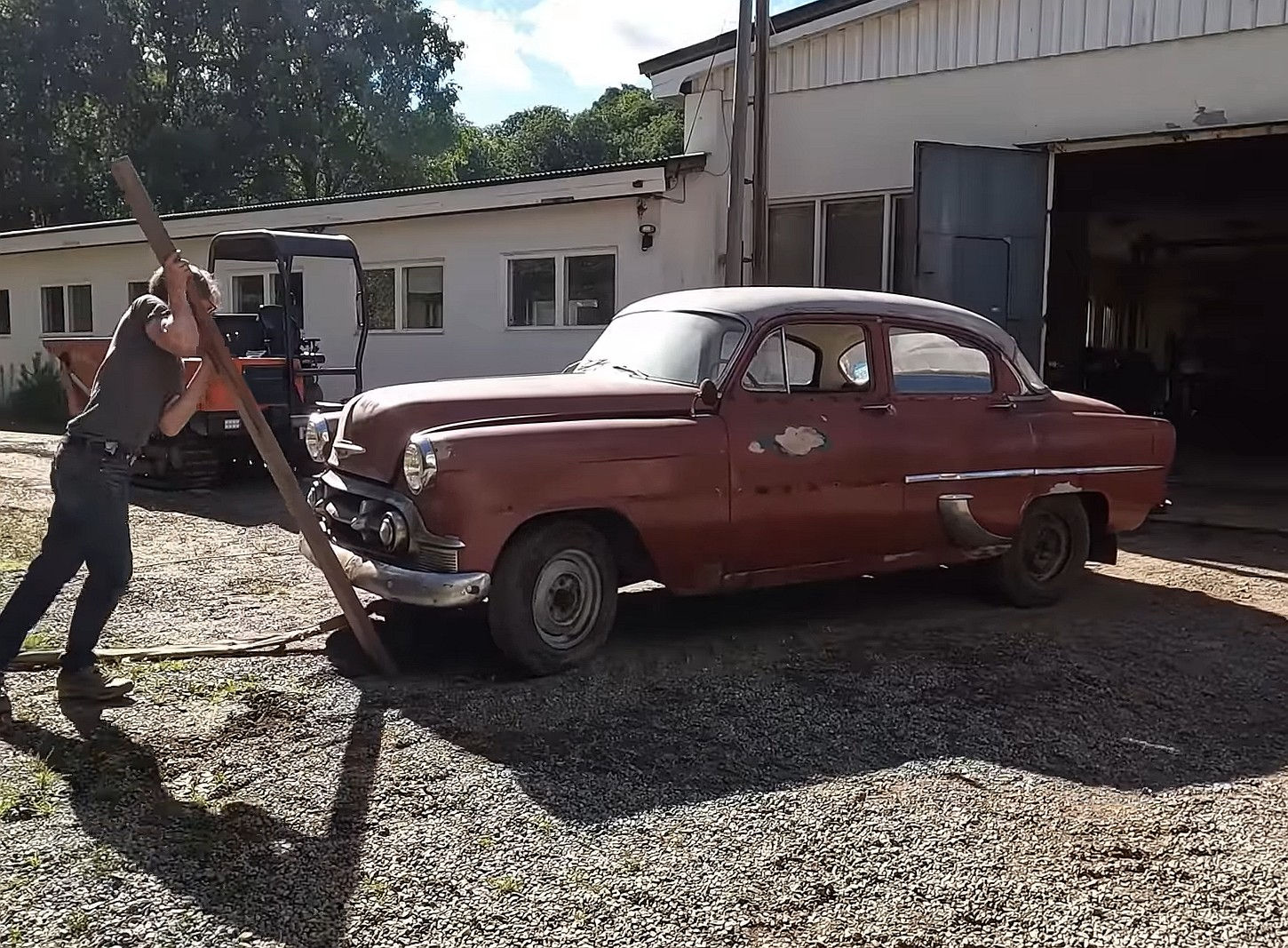 Wallpaper #e40fe Fuelie 1957 Chevy Bel Air Barn Find Barn Finds