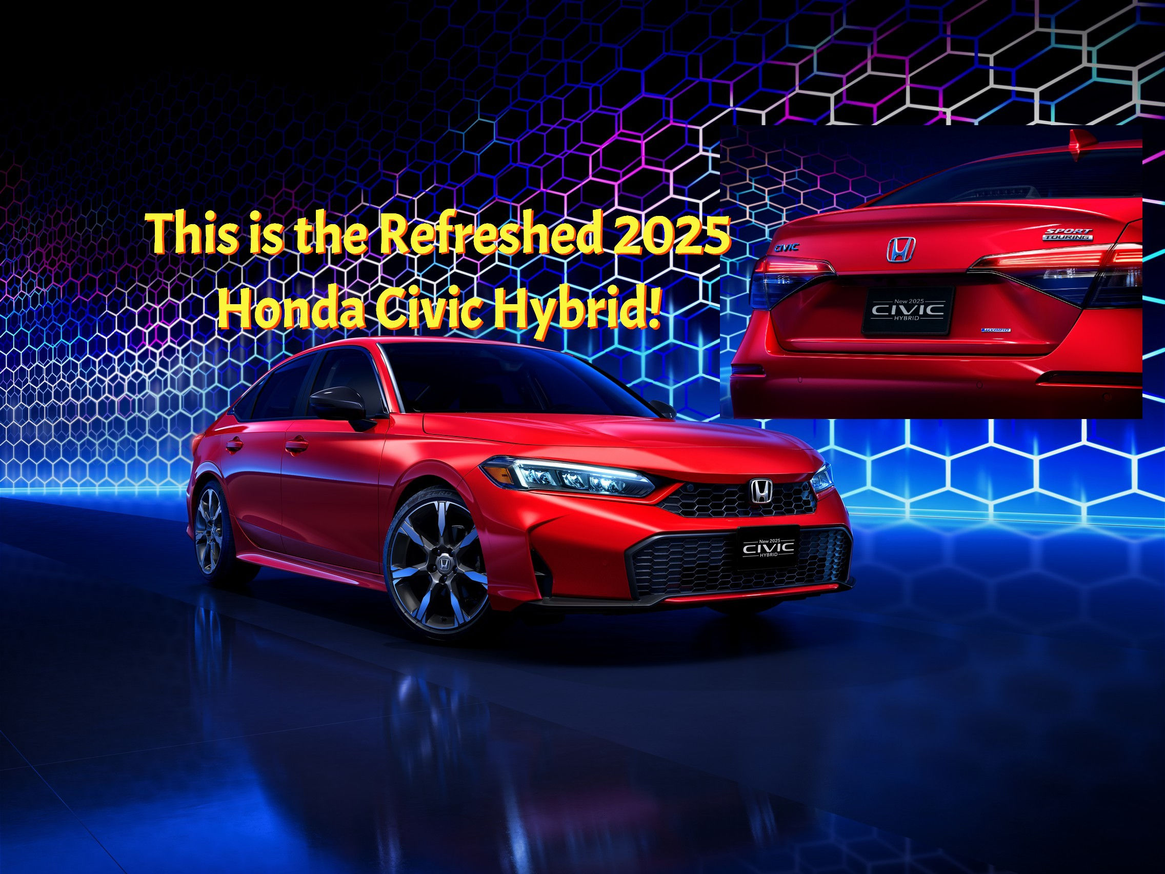 Wallpaper #WeoDU5MBlwTYPL18pAqA95 Here is Our First Look at the Refreshed 2025 Honda Civic Hybrid for the