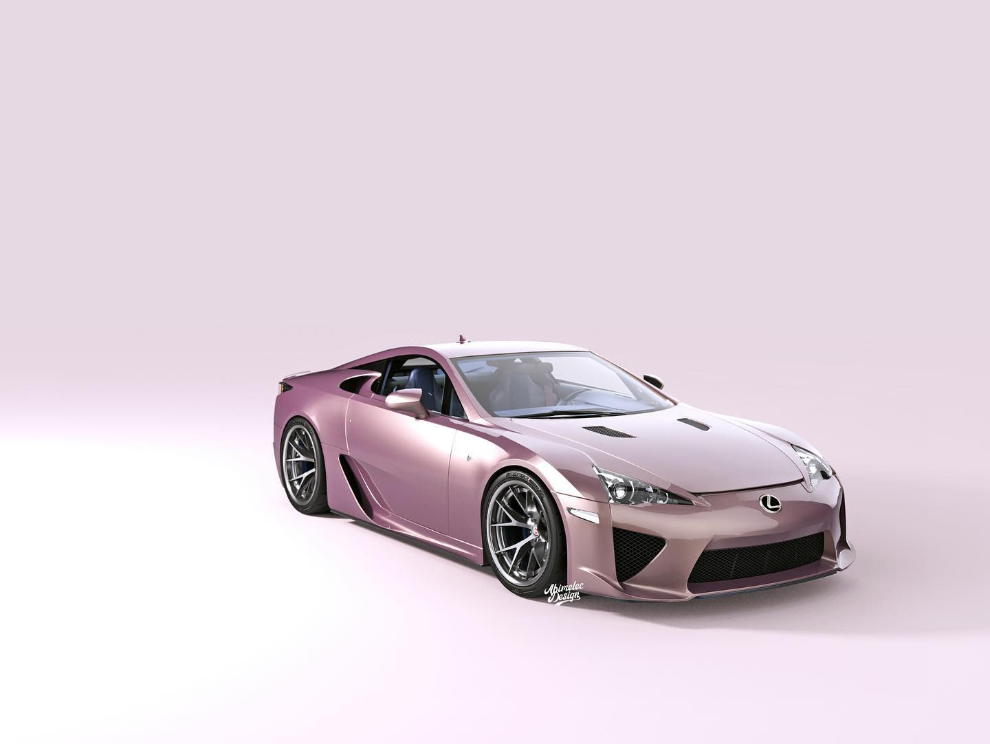 Wallpaper #VhmiKY8BtGB6xQ78F4ku18 Lexus Lfa Remains Mighty Even When Looking Digitally Pretty in Porsche
