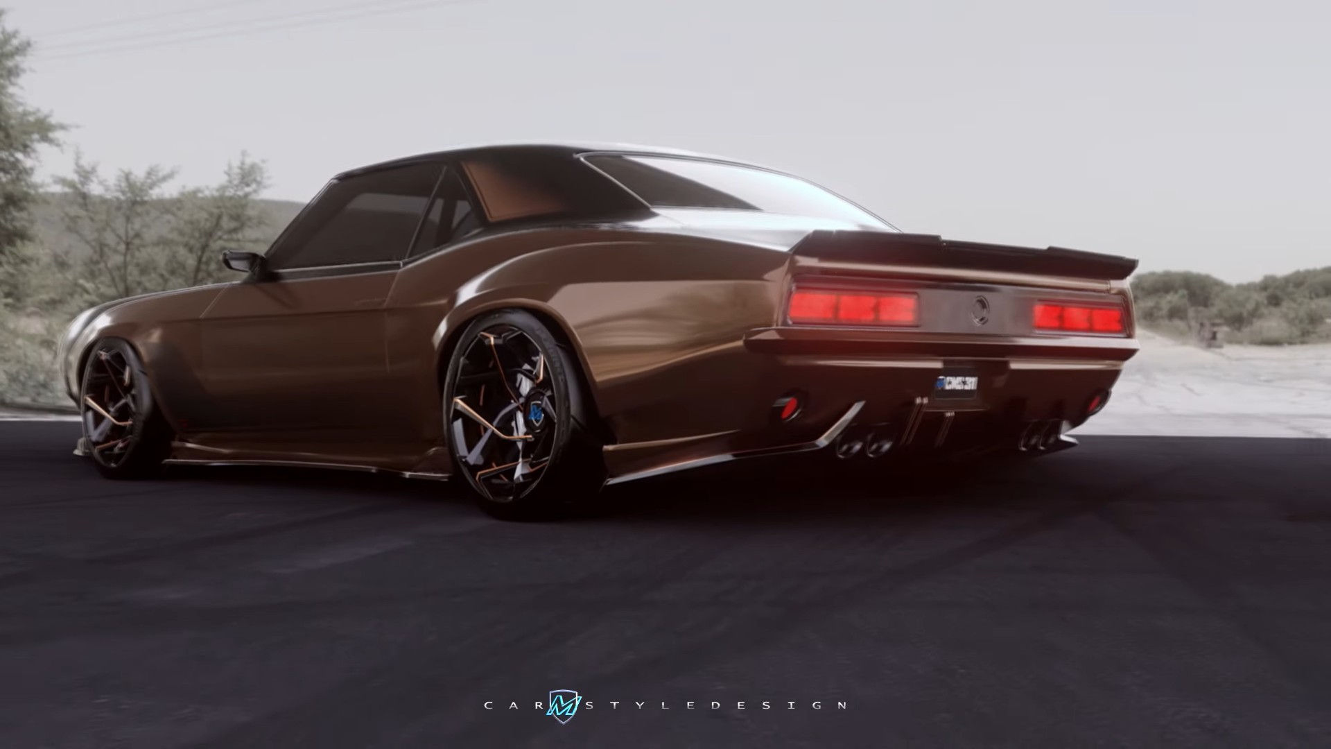Wallpaper #jWiWF5MBSpphPi3-Jg-p59 1969 Chevy Camaro Z28 Gets Futuristic Widebody Dont Mistake It for a