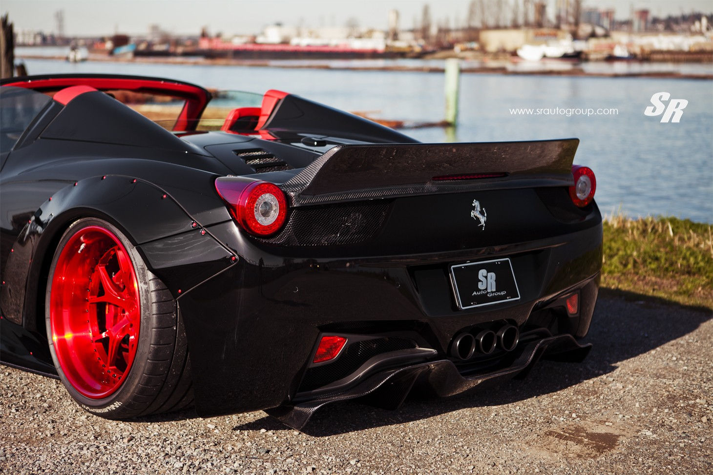 Wallpaper #m2dK_JIBSpphPi3-lJe7232 Ferrari 458 Spider with Liberty Walk Kit is Total Eye Candy Autoevolution