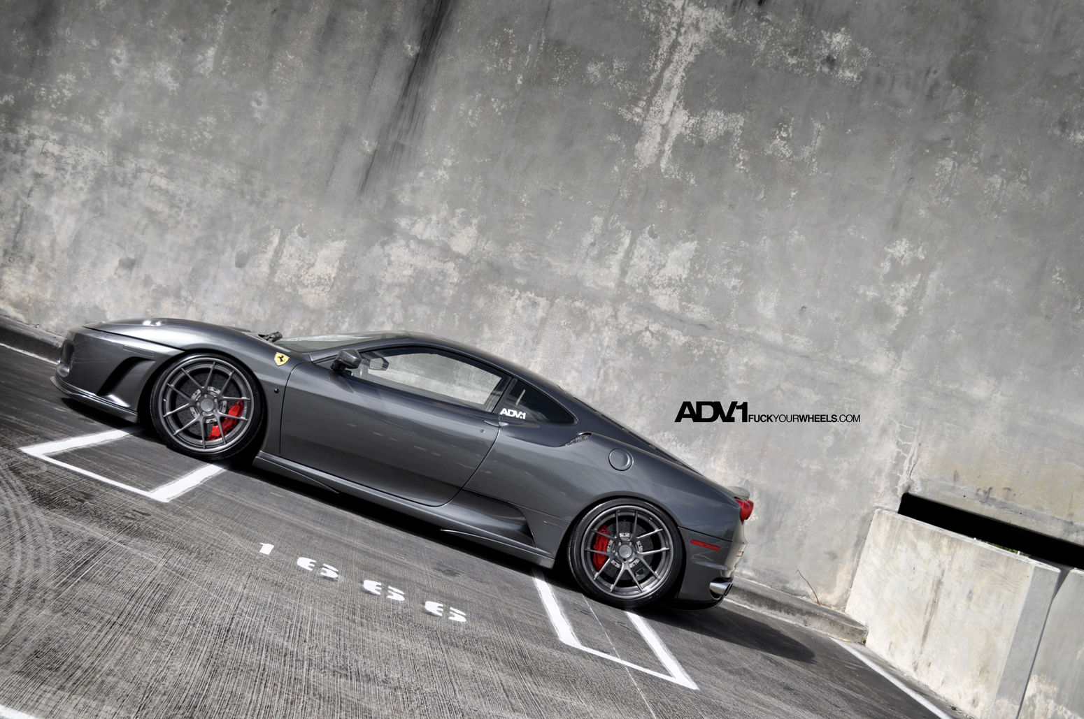 Wallpaper #w2iUGZMBSpphPi3-7Ben237 Ferrari F430 Gets Adv1 Wheels Autoevolution