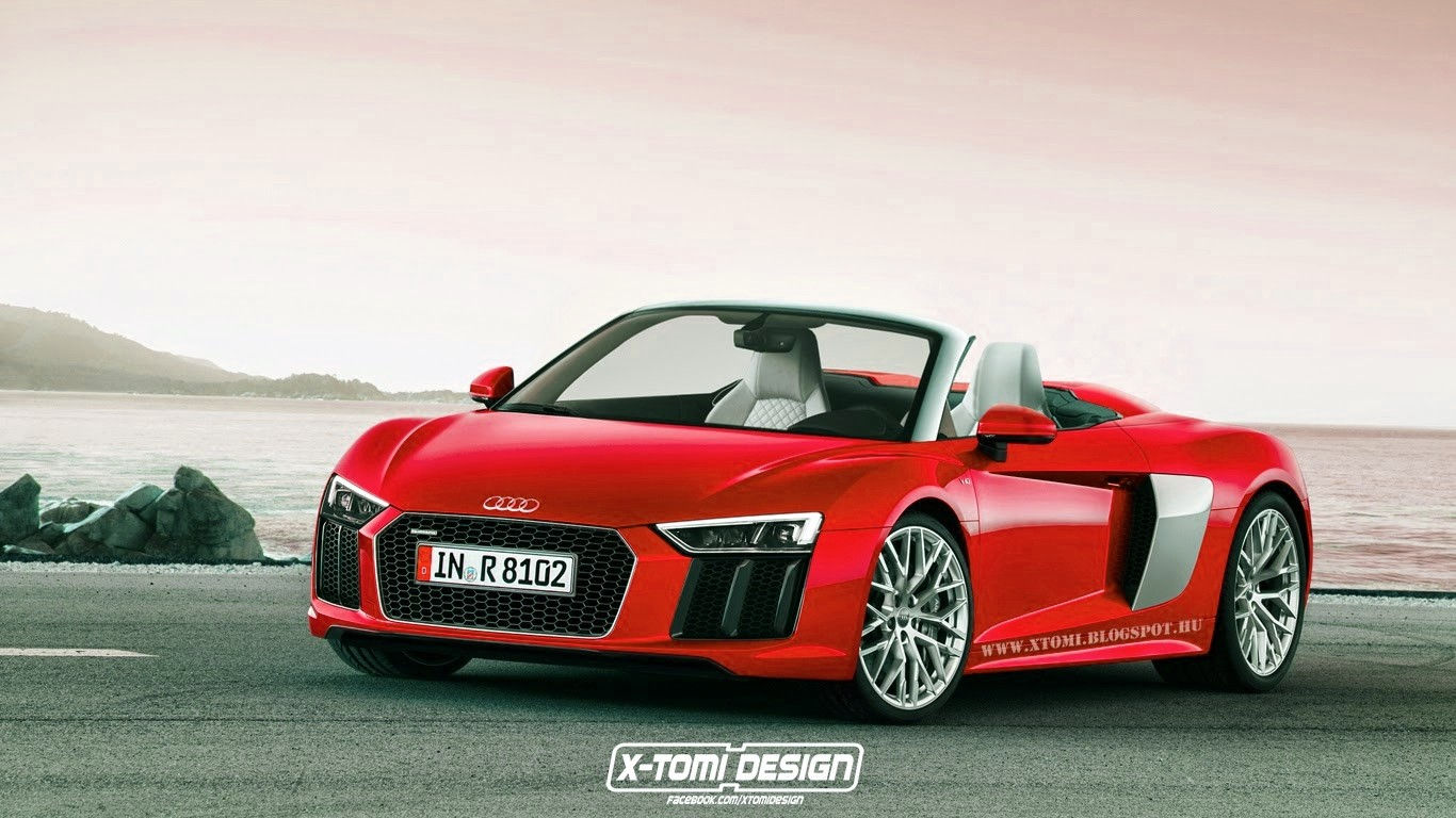 Wallpaper #1vKTLpMBD57sowDKSMNW247 2016 Audi R8 Spyder Rendered in Different Colors Autoevolution