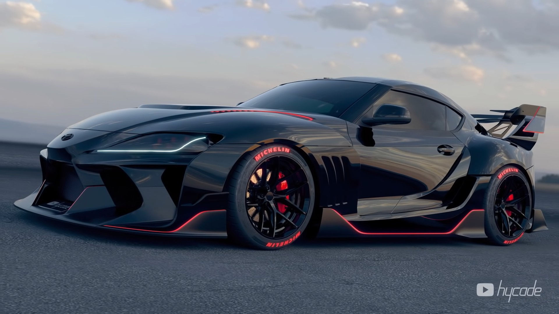 Wallpaper #LhmfB48BtGB6xQ78aleL31 Toyota Supra Goes Full Supercar in Jdm Batmobile Widebody Rendering