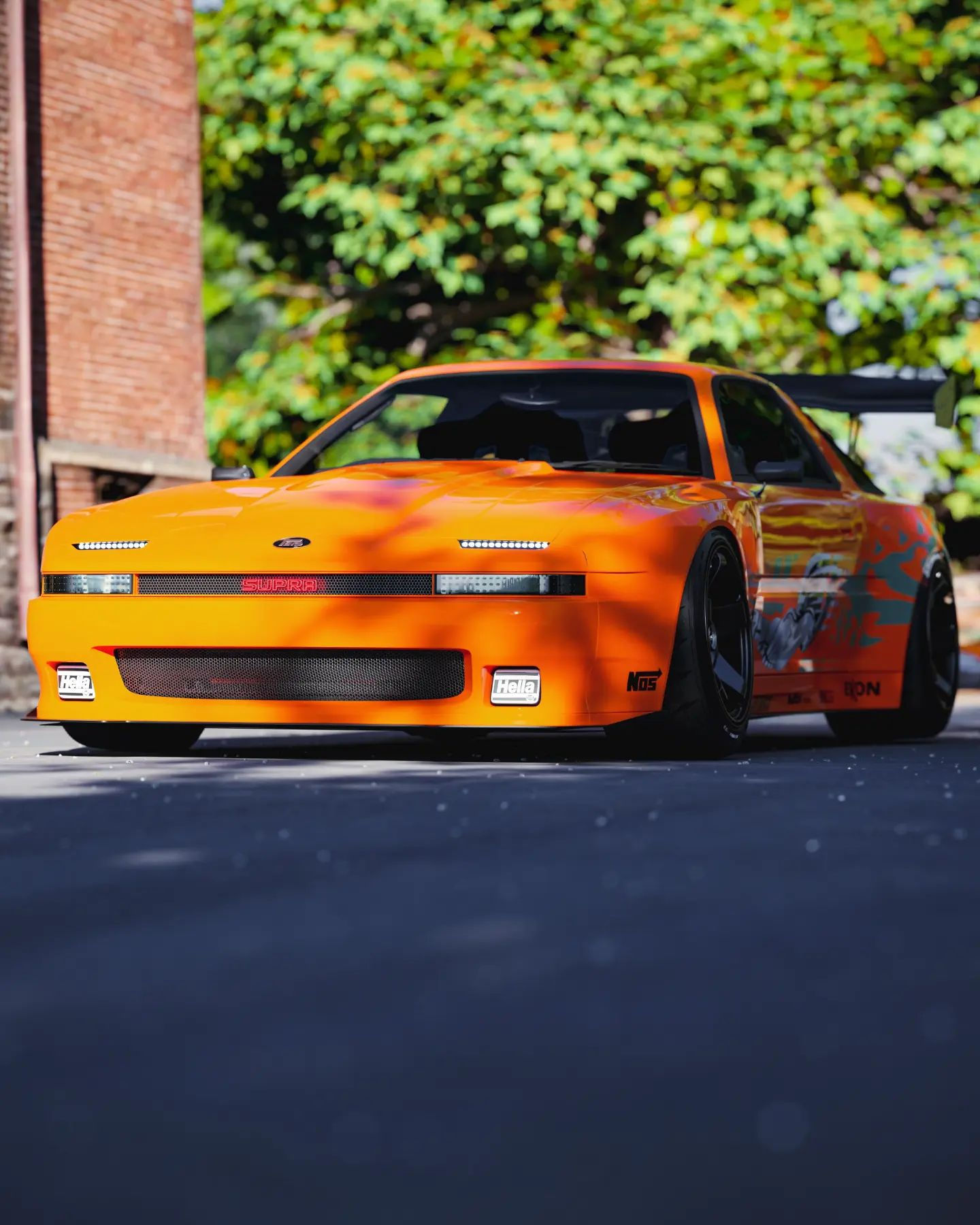 Wallpaper #lLhE15IBJvJKYCmE6OKP244 Toyota Supra Mk3 Restomod Joins Brians Svt and R34 Family in Sweet Cgi