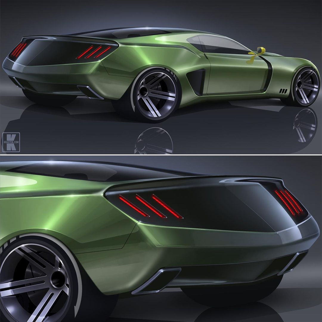 Wallpaper #X-8vTZMBMN-XEVvVhz9224 Next Gen 2023 Ford Mustang Shows Futuristic Fastback Design in Sharp