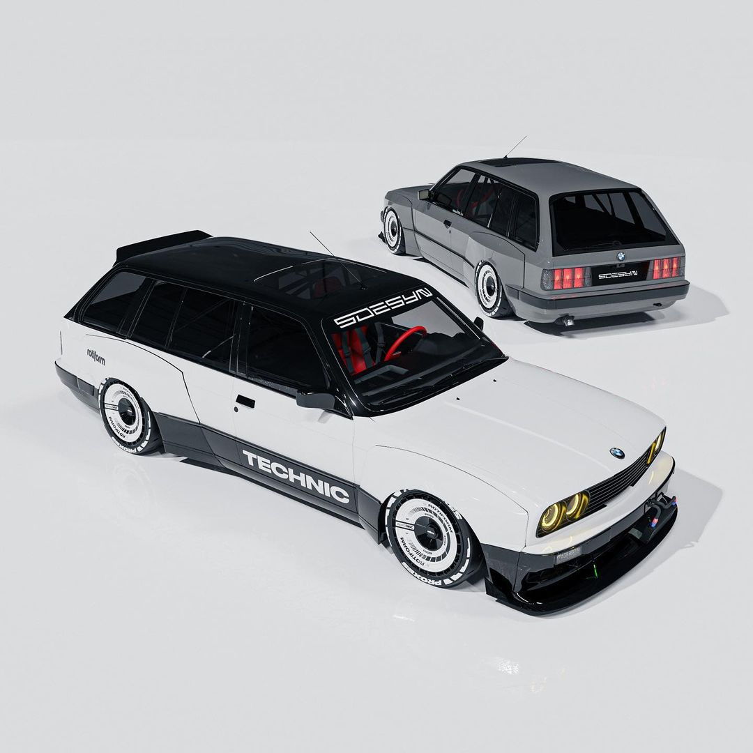 Wallpaper #iWi_FJMBSpphPi3-_wVY245 Cgi BMW E30 Aerodisc Wagon Doesnt Look Out of Place with Gt3 720s