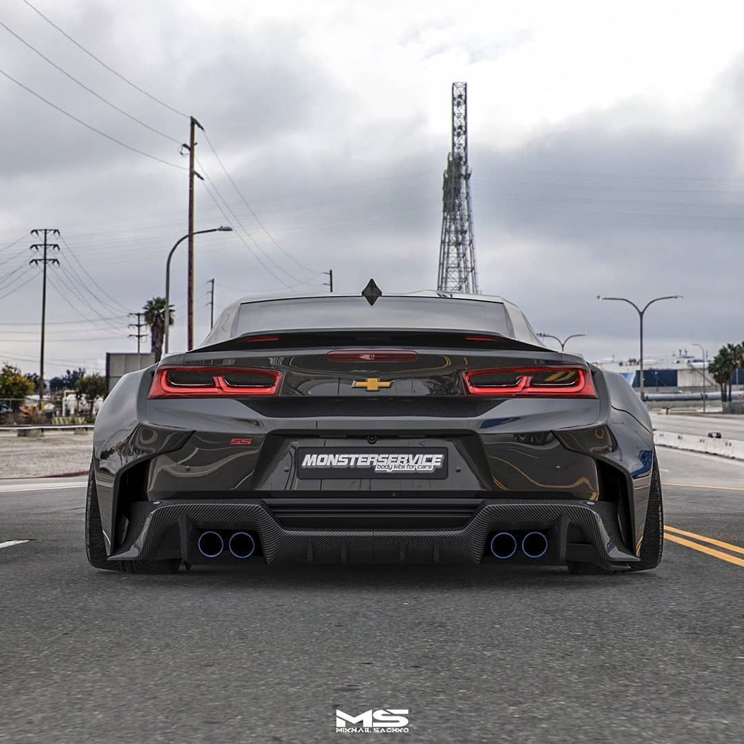 Wallpaper #jWiWF5MBSpphPi3-Jg-p253 Chevrolet Camaro Big Boy is the Daddy of Widebody Autoevolution