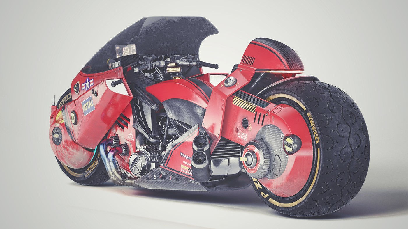 Wallpaper #1-9QS5MBMN-XEVvV2zpS39 Modern Akira Bike is Perfect for the World War 3 Apocalypse Autoevolution