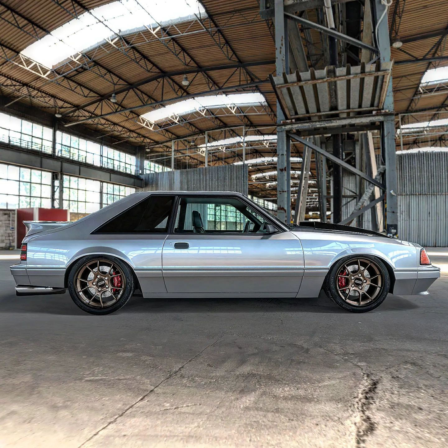 Wallpaper #GEC3L5MBJhL2WPbab77t62 Fox Body Mustang Restomod Fans Need to Make a Cgi Choice Silver or