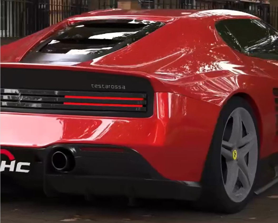 Wallpaper #qGi7G5MBSpphPi3-JiC216 Modern Ferrari Testarossa Has a Tasty Virtual Design Still Rocks Ice