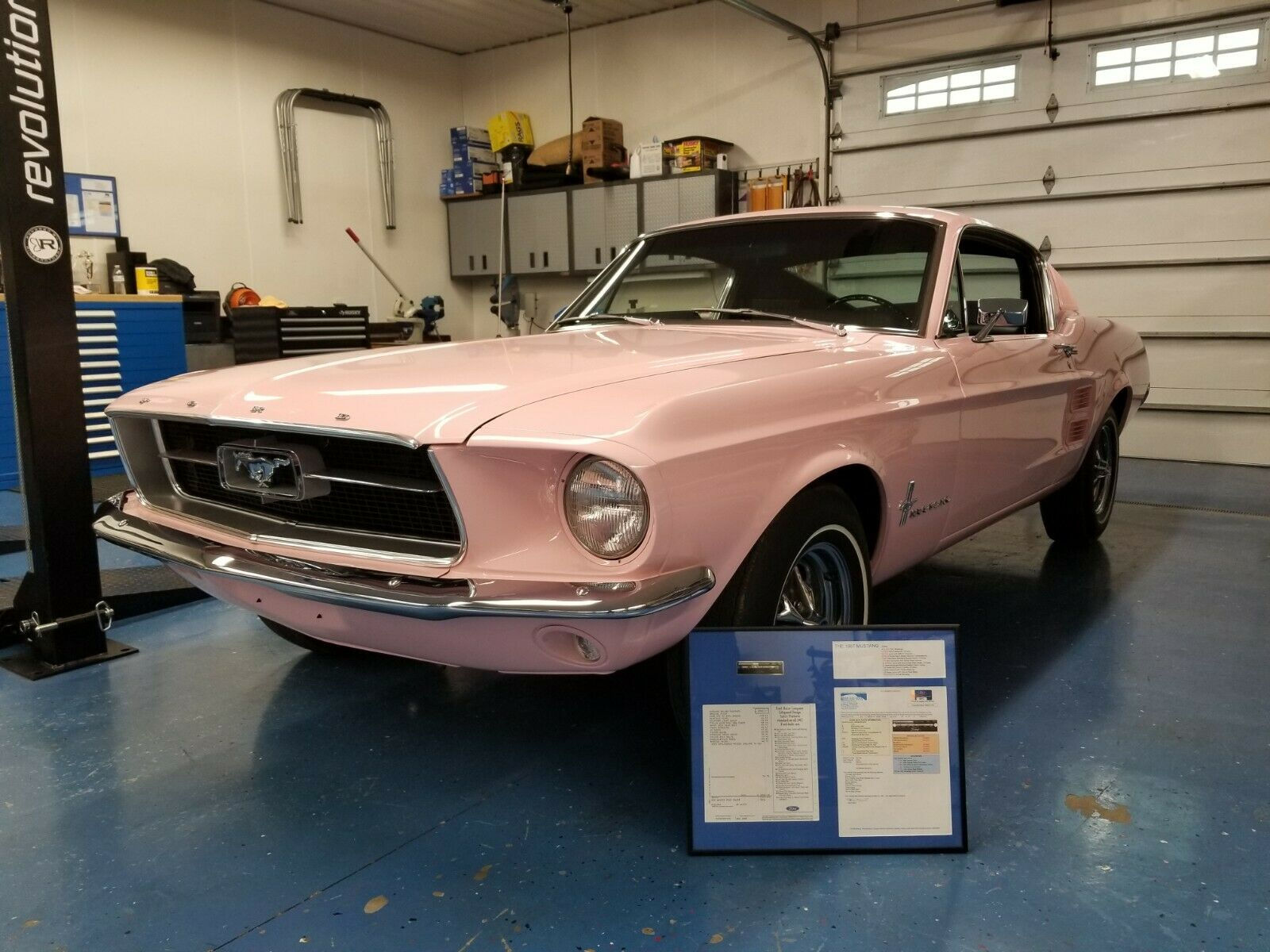 Wallpaper #u2fS65IBSpphPi3-JE6v68 Freshly Restored One of One 1967 Ford Mustang Looks Pretty in Pink