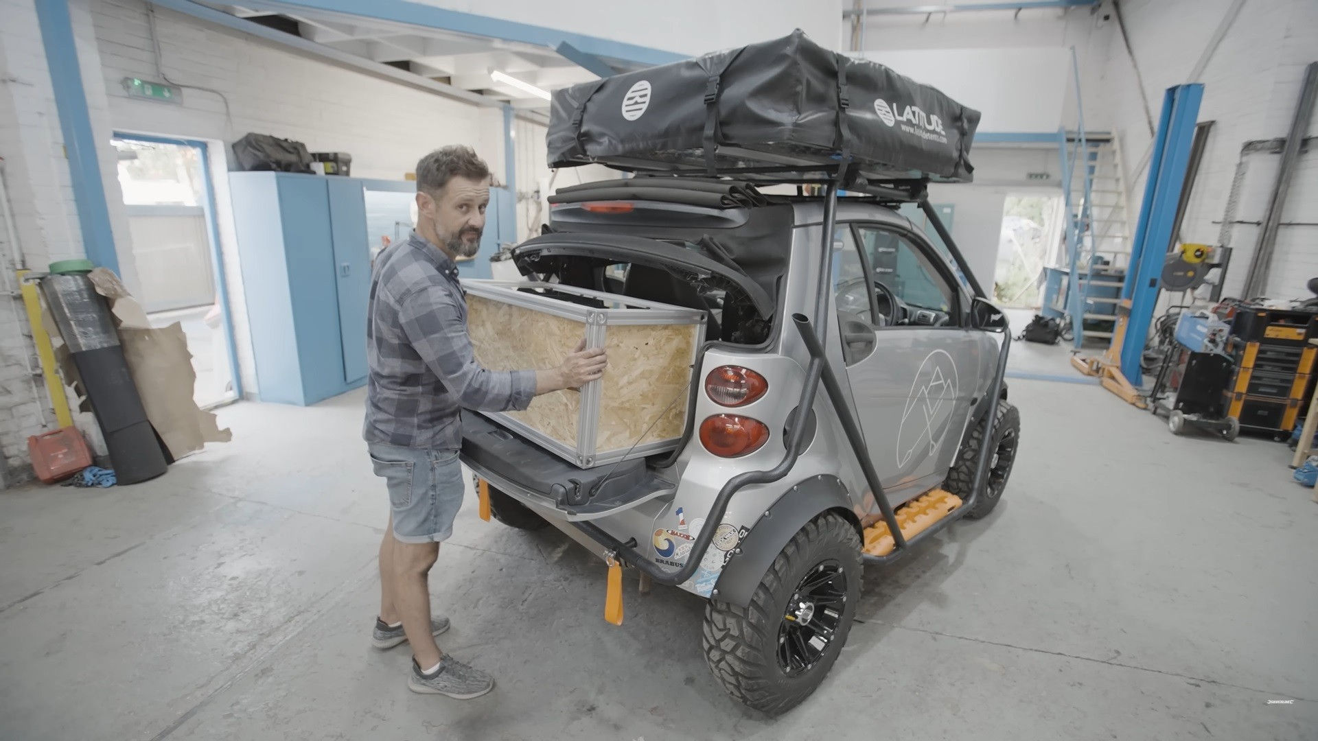 Wallpaper #57yWO5MBMDFIMcjNVX9o190 This Guy Just Converted His Smart Fortwo into the Worlds Smallest