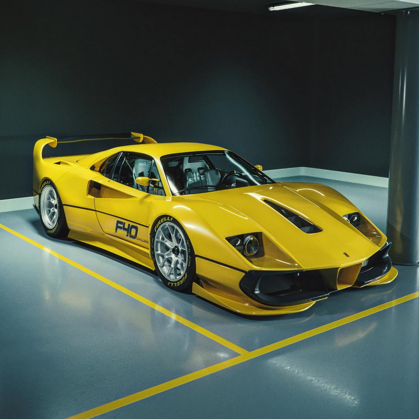 Wallpaper #mWd19JIBSpphPi3-AXqd6 Ferrari F40 with Modern Gte and Challenge Dna is Not for the Digital