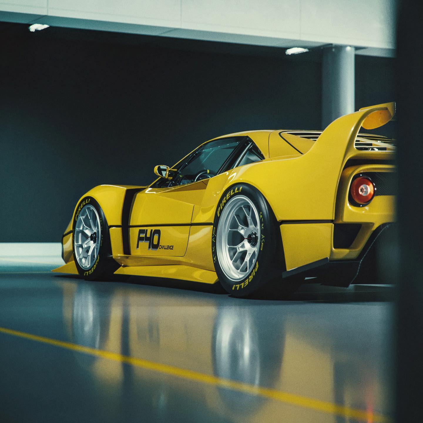 Wallpaper #mWd19JIBSpphPi3-AXqd16 Ferrari F40 with Modern Gte and Challenge Dna is Not for the Digital