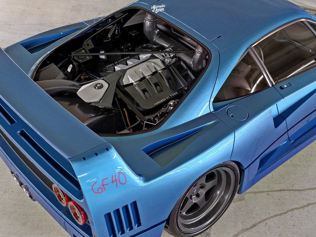 Wallpaper #Q7nI3pIBJvJKYCmEKgfX76 Ferrari F40 Gets Ford GT Makeover Rendering Mix Looks Stable