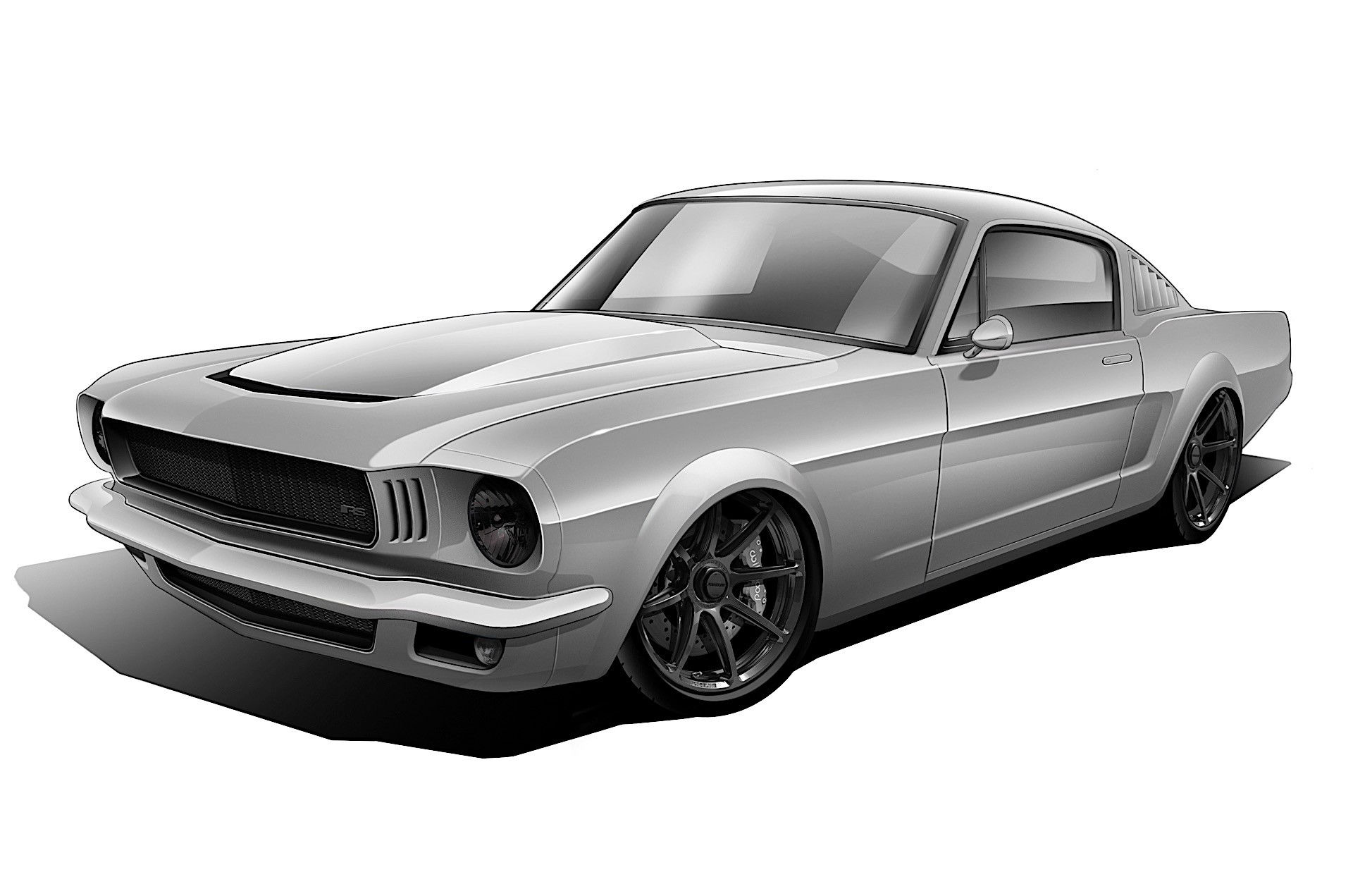 Wallpaper #1BmAF48BtGB6xQ78km9J55 1965 Ford Mustang Vapor with 785 Hp Will Descend Upon Sema Next Month