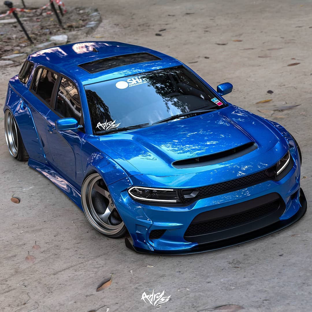 Wallpaper #Lmfr-5IBSpphPi3-fpa863 Dodge Charger Hellcat Wagon Looks Like the Widebody Magnum We Deserve