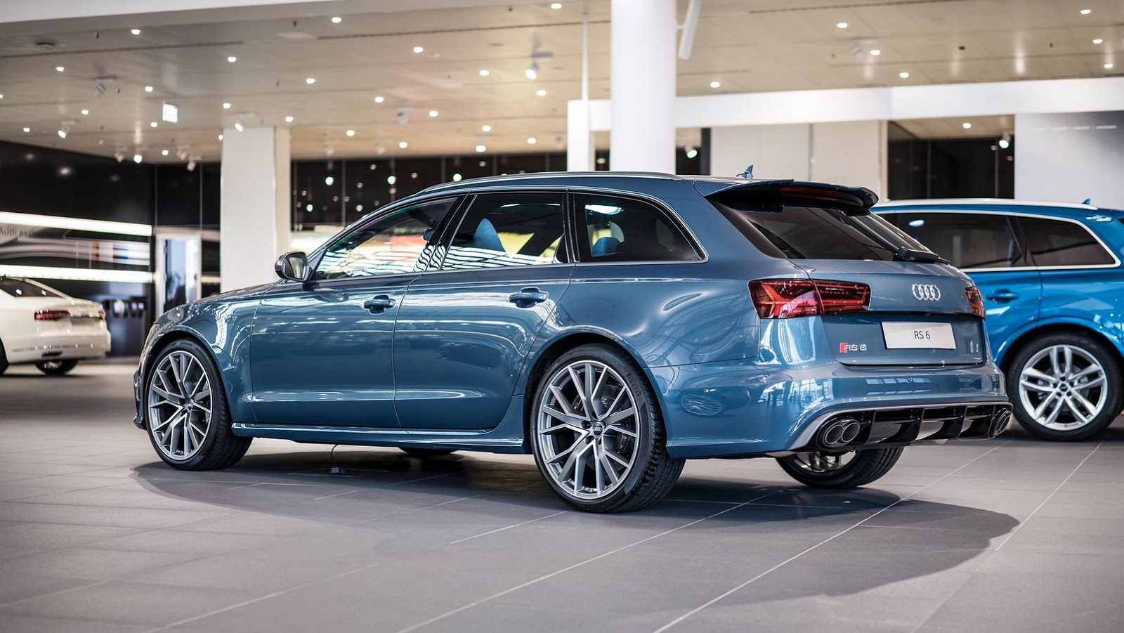Wallpaper #l2ek_ZIBSpphPi3-L5zt41 Polar Blue Metallic Rs6 Avant by Audi Exclusive Looks Cool Autoevolution