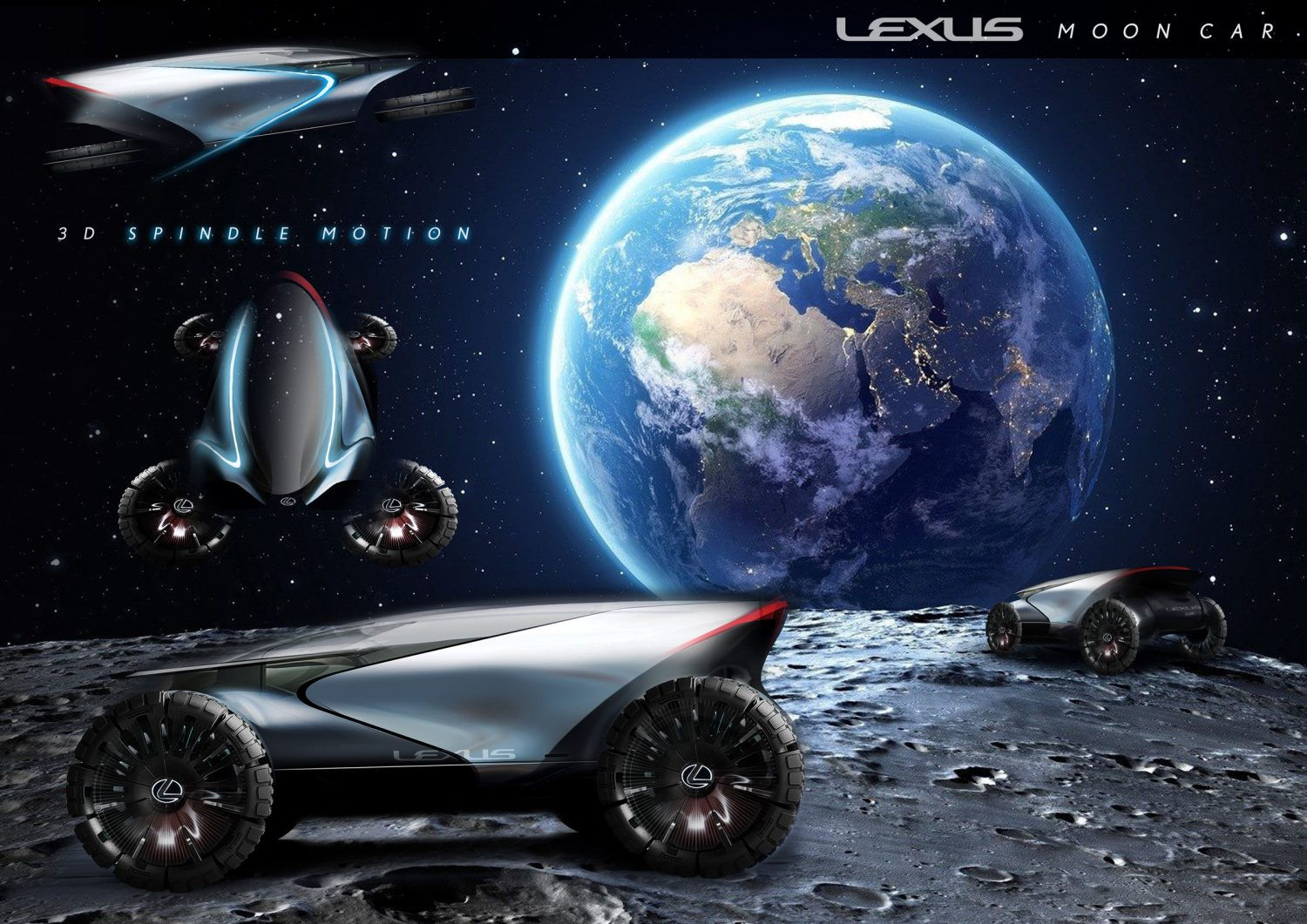 Wallpaper #pBkwM48BtGB6xQ78D5m434 Concept Cars of the Future Heres How Lexus Imagines Lunar Mobility