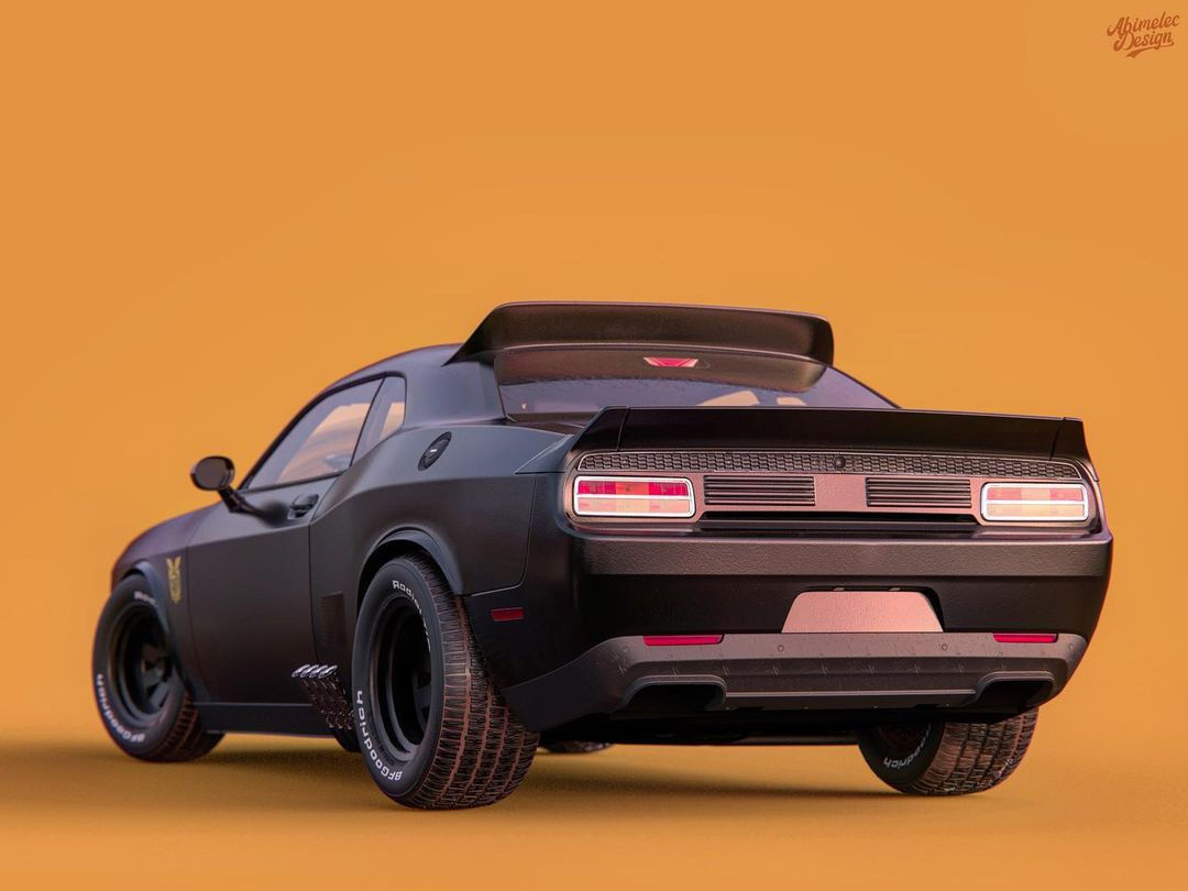 Wallpaper #EeofV5MBlwTYPL18-hFo57 Dodge Challenger Hellcat Interceptor Brings Back the Mad Max Pursuit