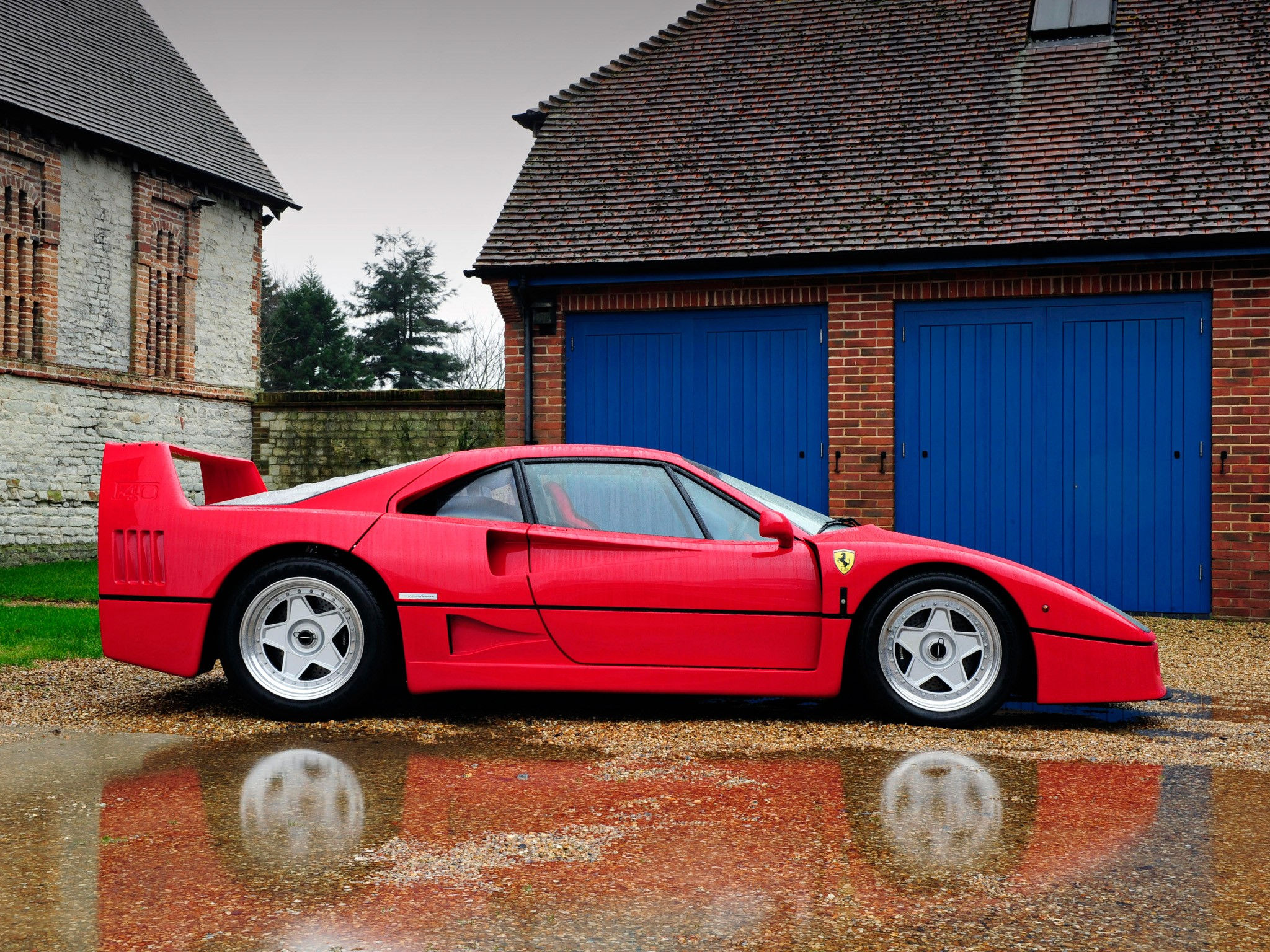 Wallpaper #KXPIho4BFI5NbQksVCAZ13 Modernized Ferrari F40 Rendered with Laferrari Diffuser Looks Spot on