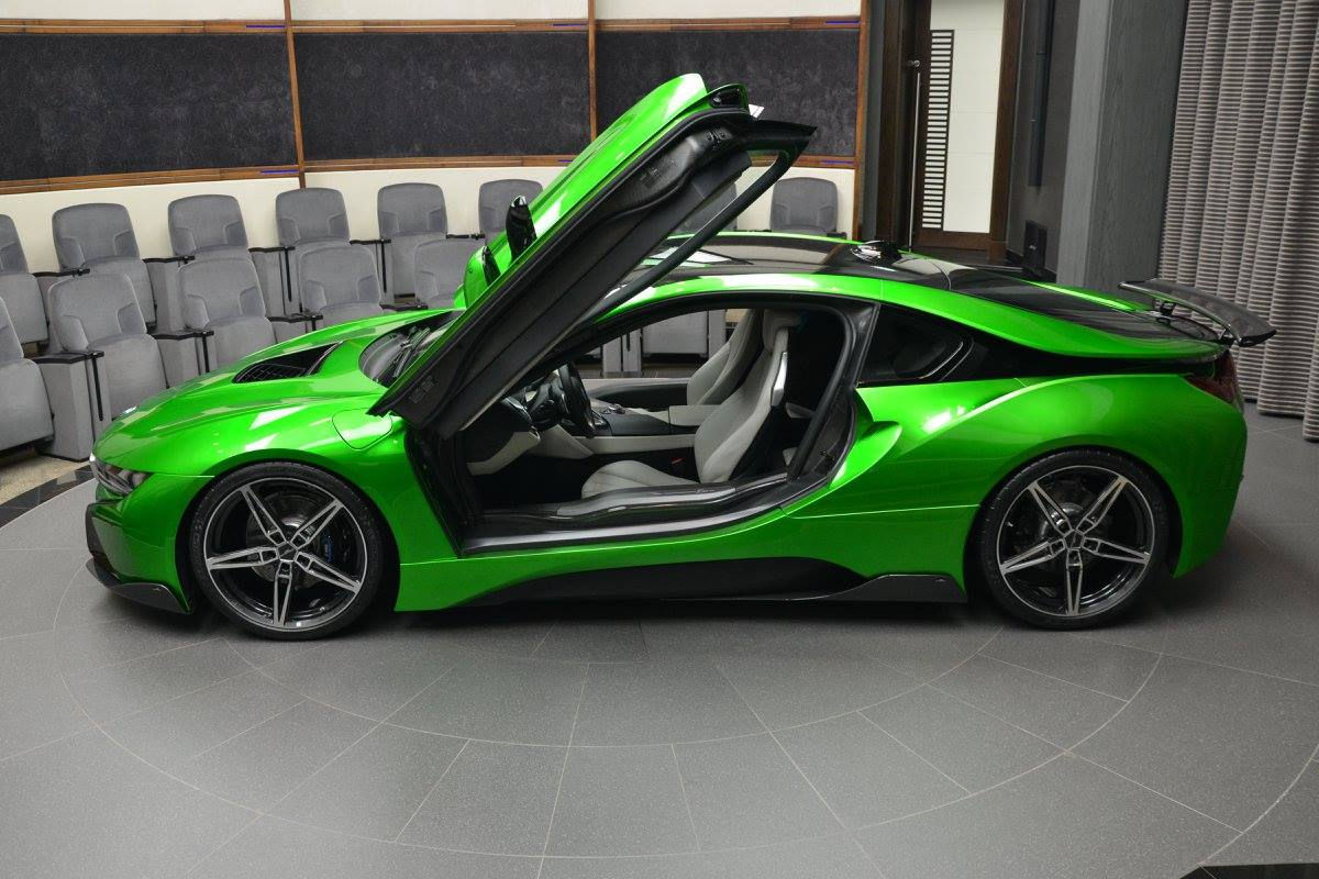 Wallpaper #IkXalY4B7YBJg1BV3qBw10 Lava Green BMW i8 Revealed in Abu Dhabi Autoevolution