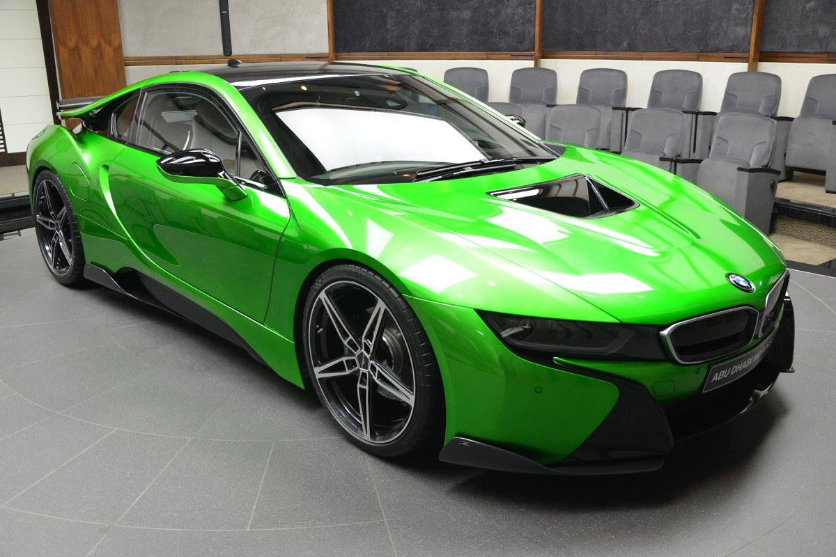 Wallpaper #En3o844Bnwiau_P6-w7450 Lava Green BMW i8 Revealed in Abu Dhabi Autoevolution