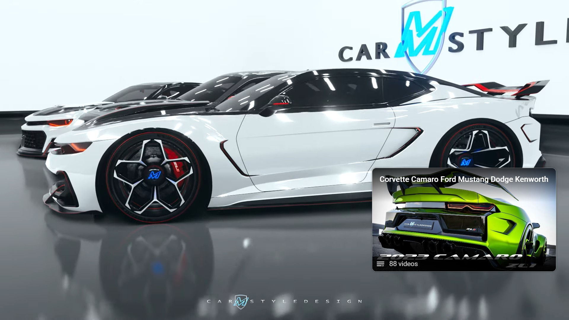 Wallpaper #9e8PTJMBMN-XEVvV-jzI33 Camaro Zl1 and Challenger Srt Become the Cgi Kings of the Slammed
