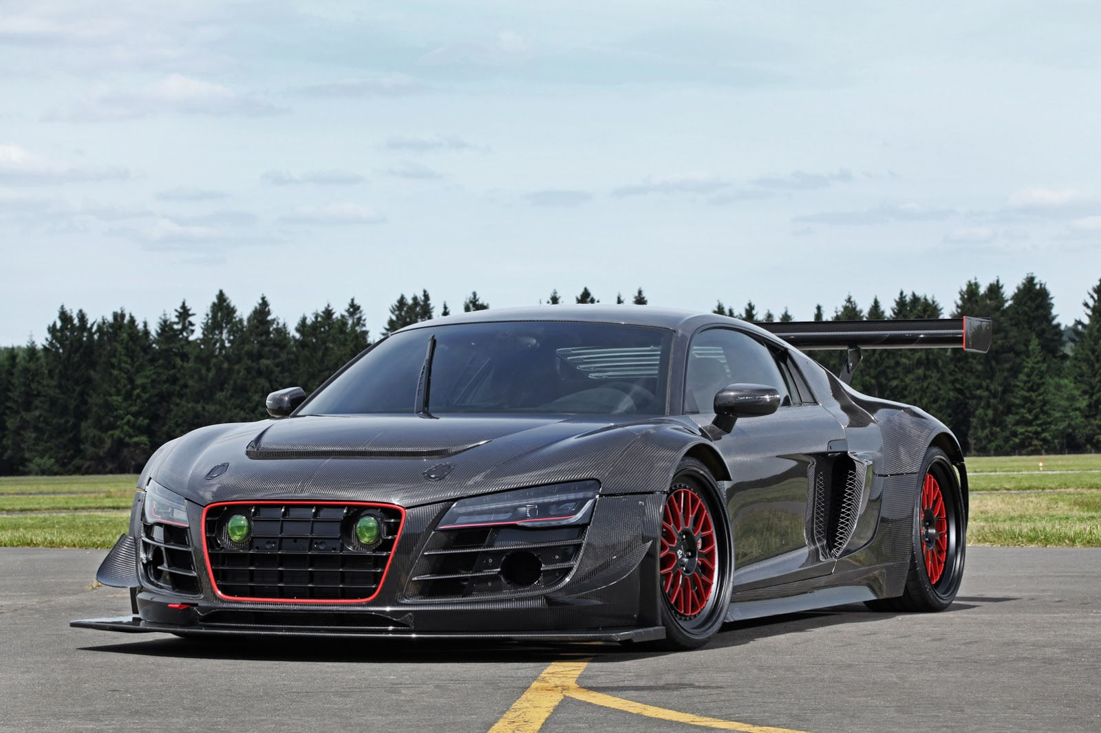 Wallpaper #YaU4OJMBVBiSkHCah42T303 Audi R8 V10 Plus Gets a 950 Hp Makeover Complete with Carbon Fiber Body