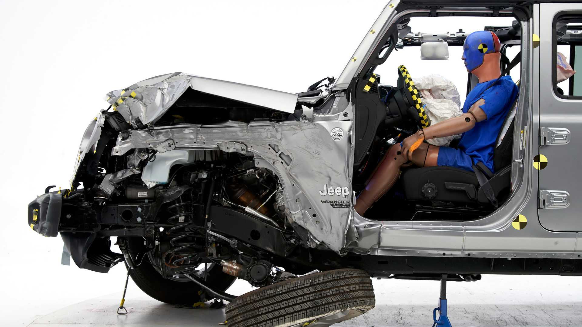 Wallpaper #Ev9baJMB3lSXT3zUVeSG311 New Jeep Wrangler Rolls Over in Iihs Small Overlap Crash Tests