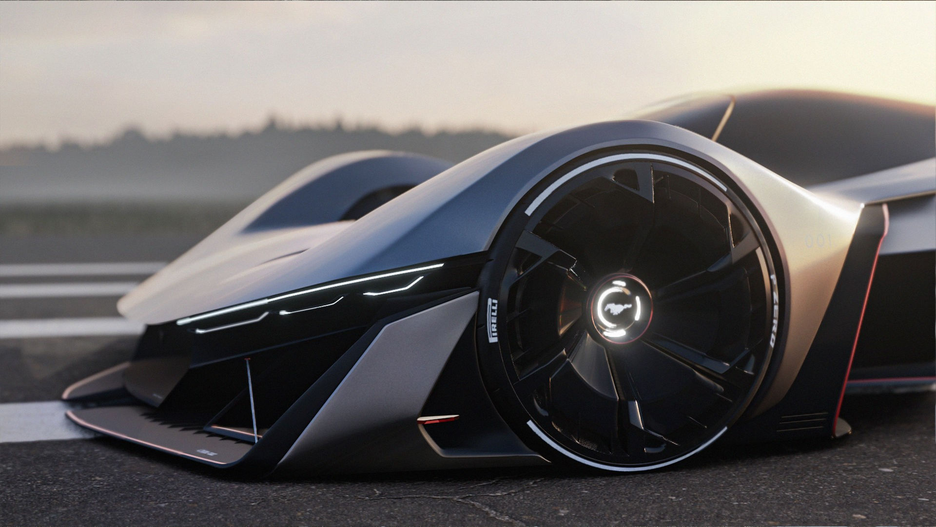 Wallpaper #-Bl0EY8BtGB6xQ789GGv41 A Ford Sponsored Project Shows Us a Hypercar Mustang from the Future