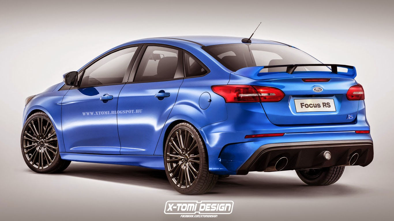 Wallpaper #oBxjQZMB8JfcLg2JNPch393 2016 Ford Focus Rs Sedan Digitally Imagined Autoevolution