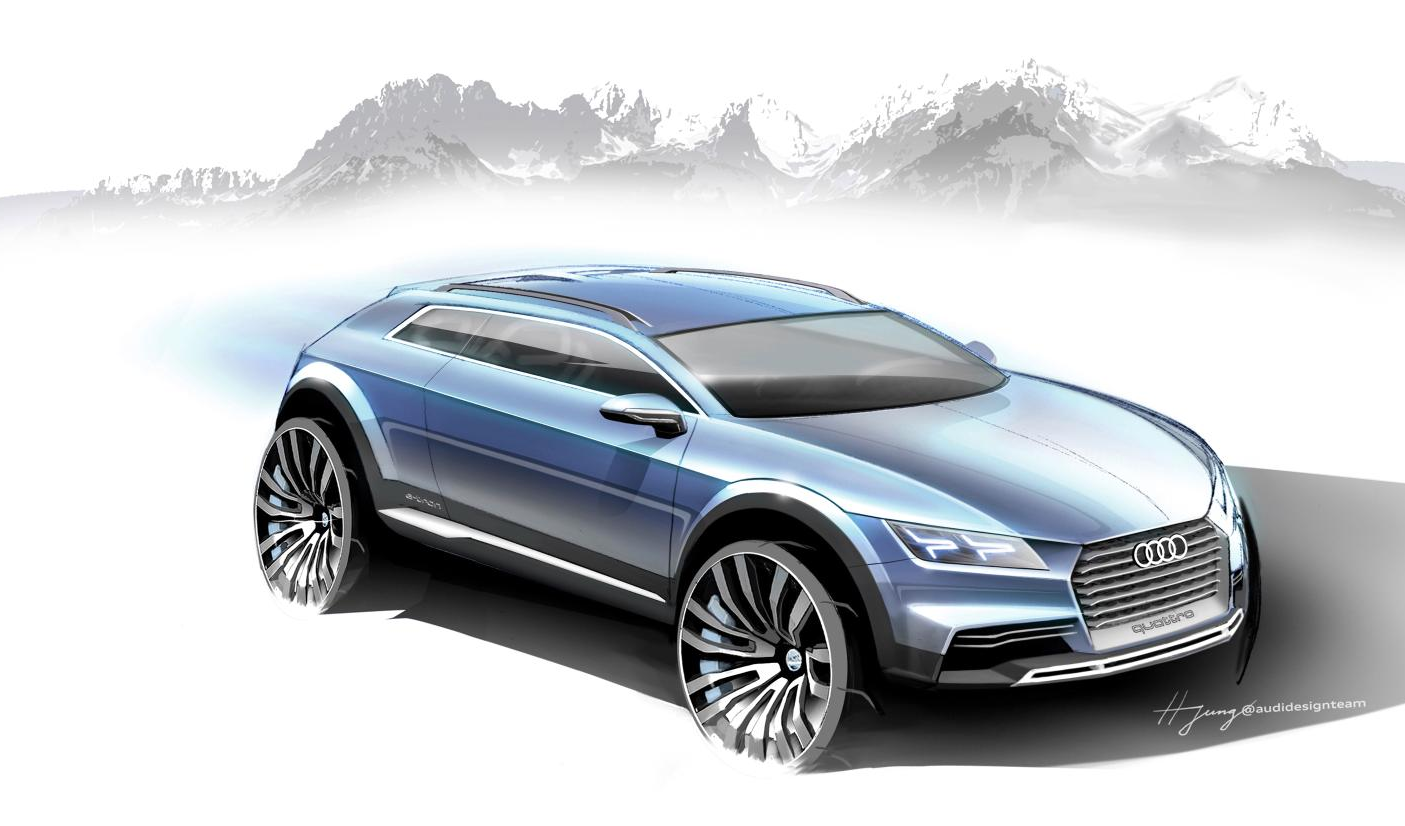 Wallpaper #OBk2JY8BtGB6xQ78CYbO48 Audi Previewing Q1 Compact Crossover with Detroit Concept Autoevolution