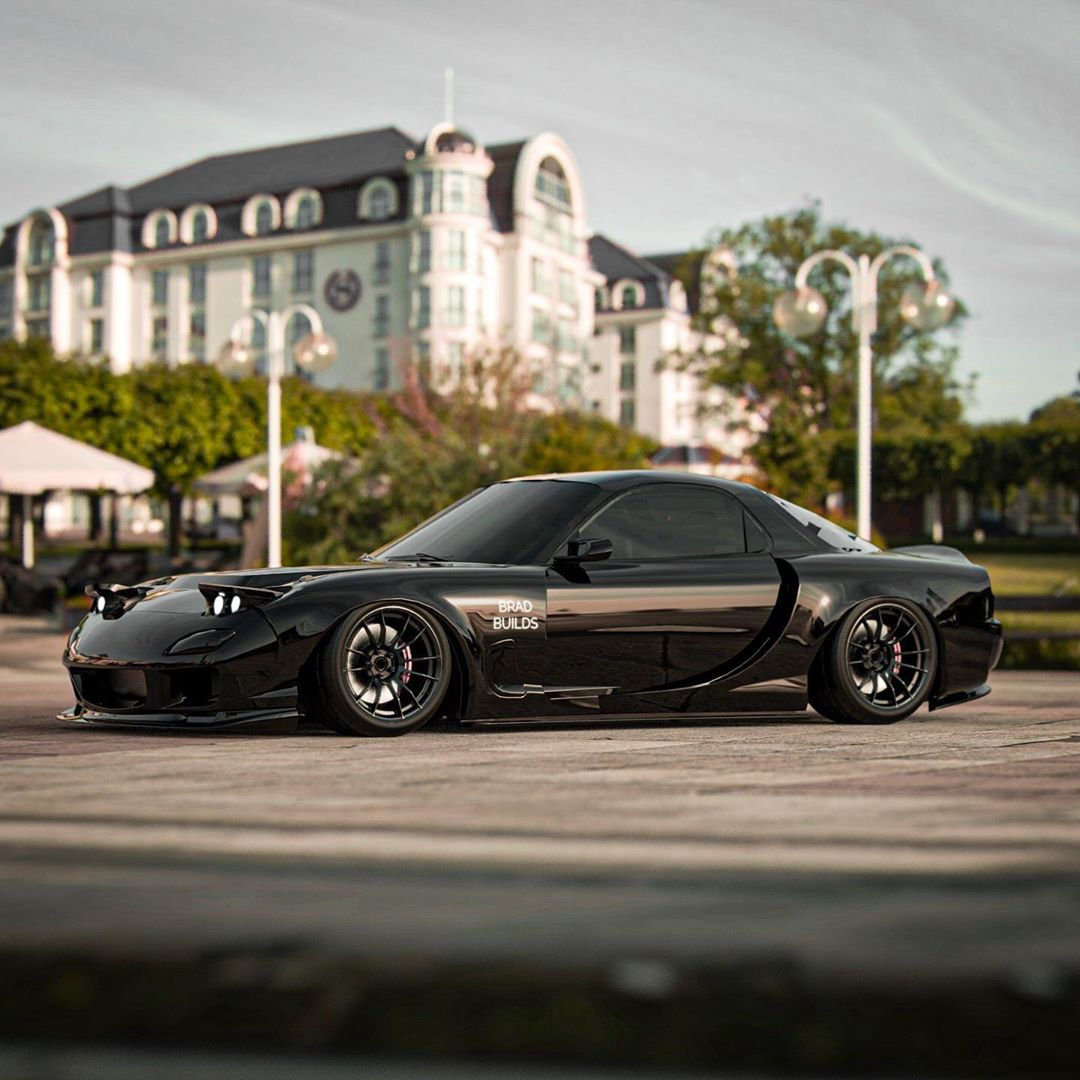 Wallpaper #LBlTJI8BtGB6xQ78qYWJ9 Widebody Mazda Rx 7 Looks Ready for Cyberpunk Future Autoevolution