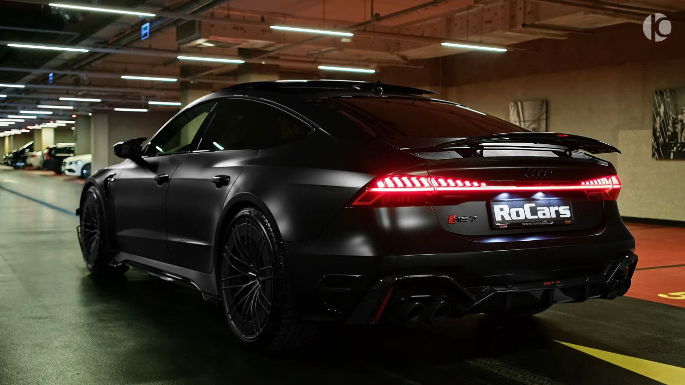 Wallpaper #bGcU95IBSpphPi3-9YUO251 Murdered Out Audi Rs7 R by Abt Shows Darth Vader Carbon Spec