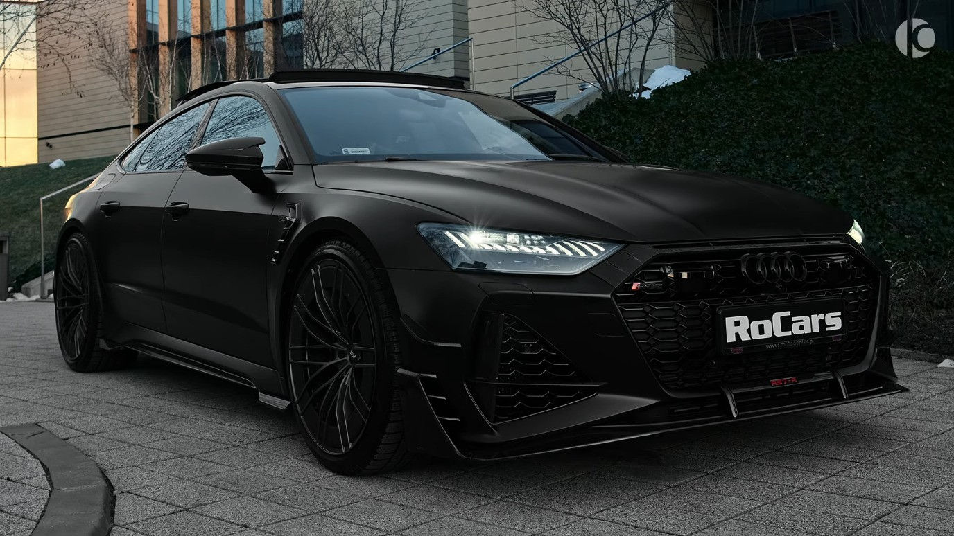 Wallpaper #bGcU95IBSpphPi3-9YUO69 Murdered Out Audi Rs7 R by Abt Shows Darth Vader Carbon Spec
