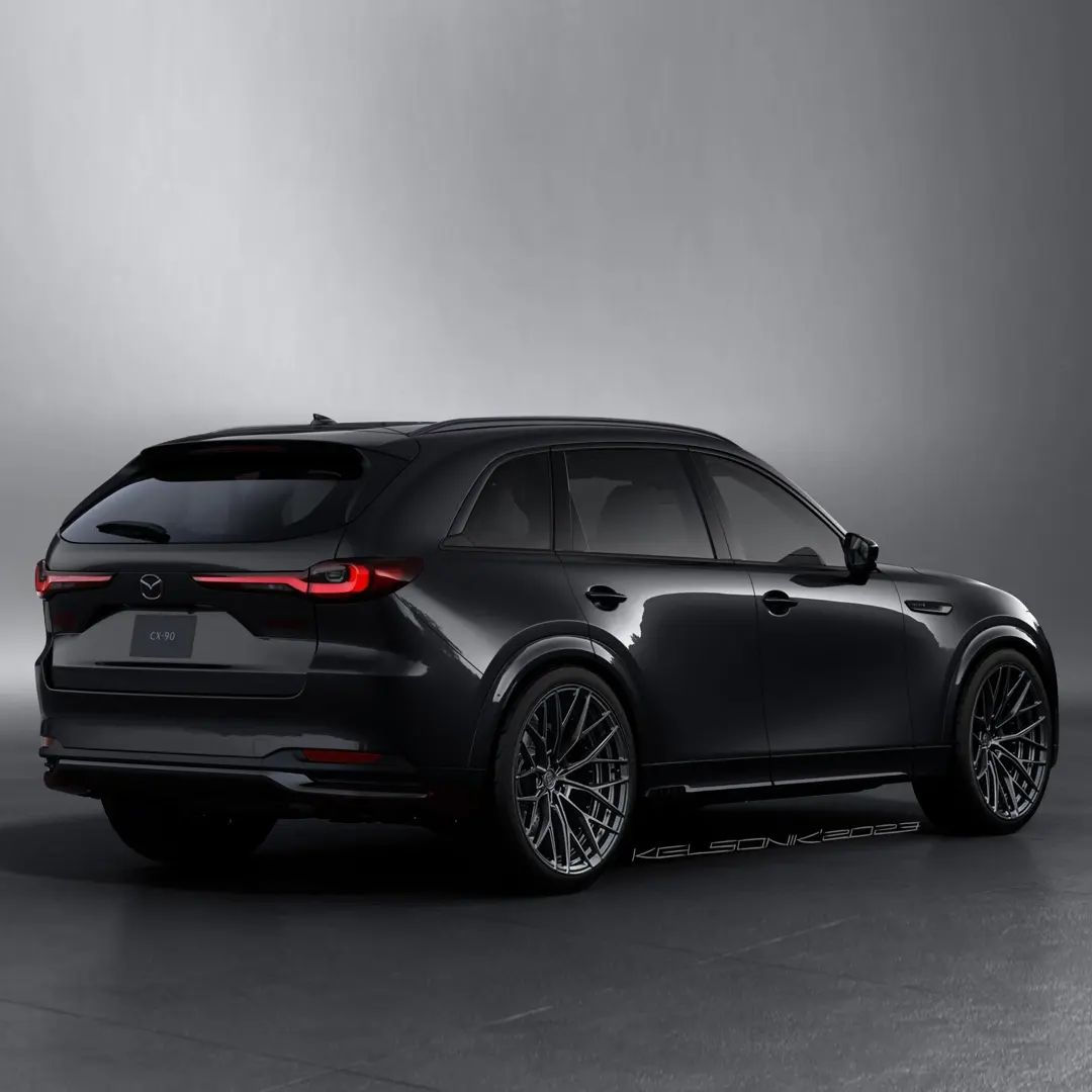 Wallpaper #OkCPMZMBJhL2WPbaT8fn197 Lowered 2024 Mazda Cx 90 Dressed with Cgi Shadow Line Feels Dark and