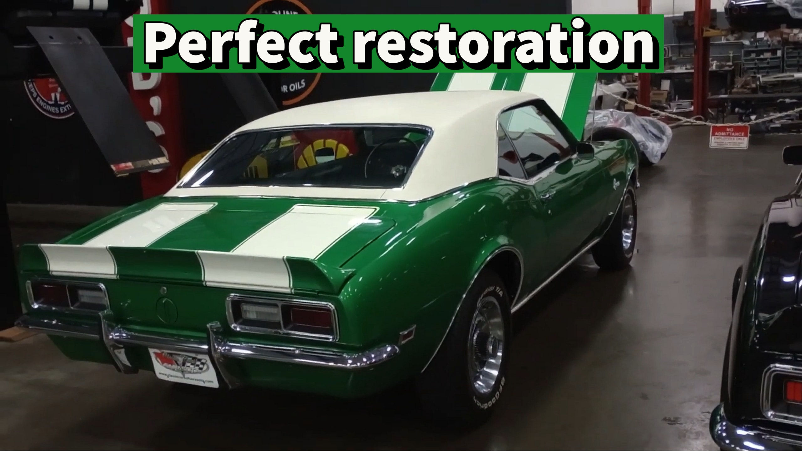 Wallpaper #nu_DTJMBMN-XEVvVhT7U58 Stunning 1968 Chevrolet Camaro Z28 in Rallye Green is What All Barn