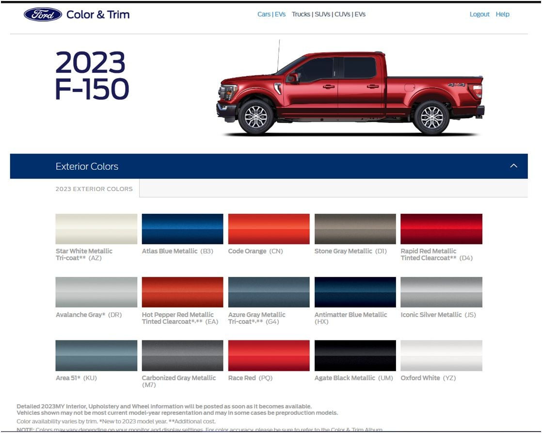 Wallpaper #6ANDZZMBpyOg8YnEF9gO84 2012 Ford F150 Paint Colors