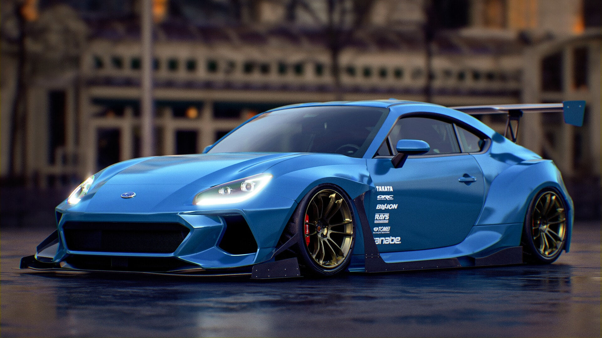 Wallpaper #CGjlFpMBSpphPi3-Tg0a6 2022 Subaru Brz Gets Jdm Gt300 Race Car Tuning in Wild Rendering