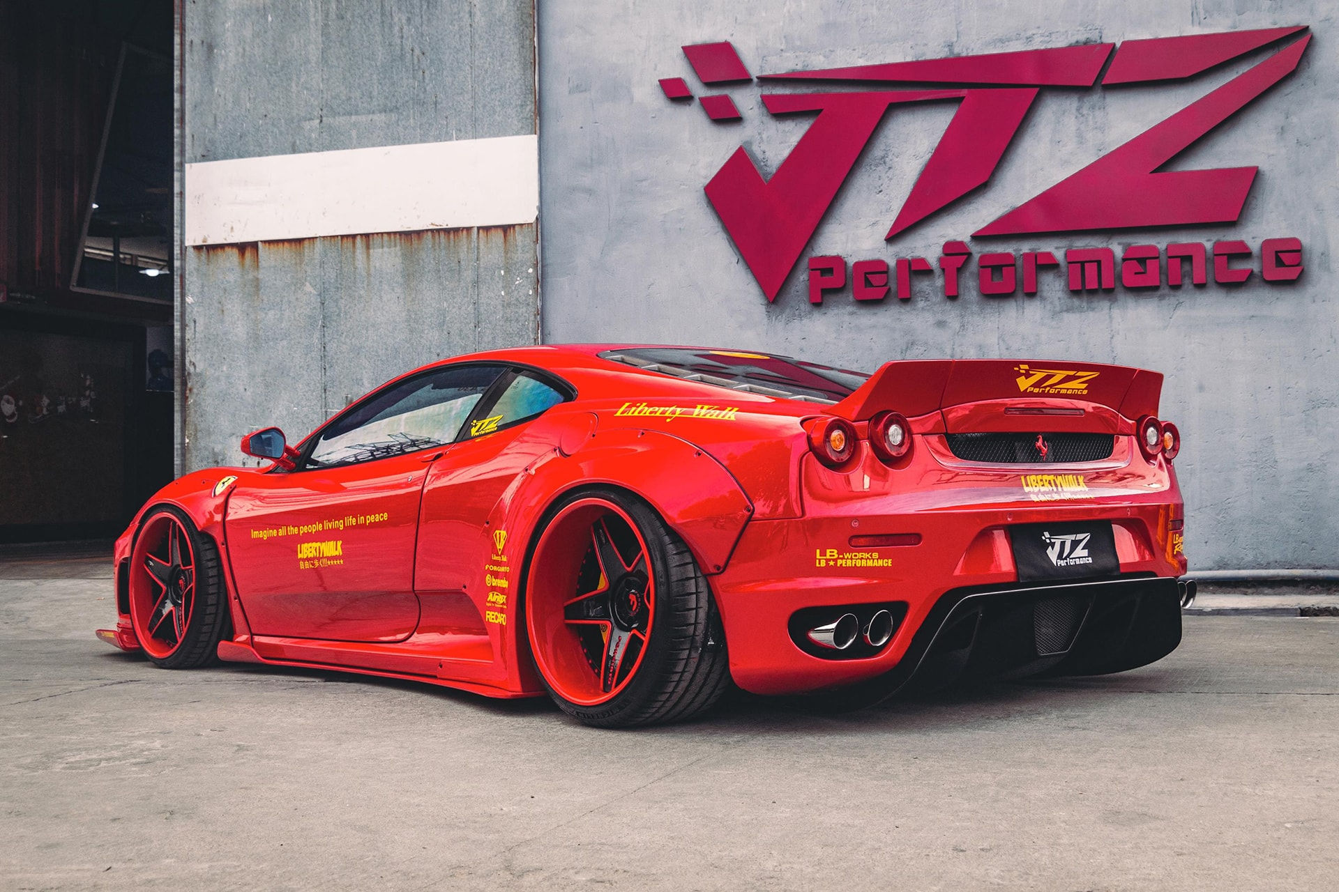 Wallpaper #2rxAO5MBMDFIMcjNc35R335 Liberty Walk Ferrari F430 Screams for Attention Kit Costs 20000