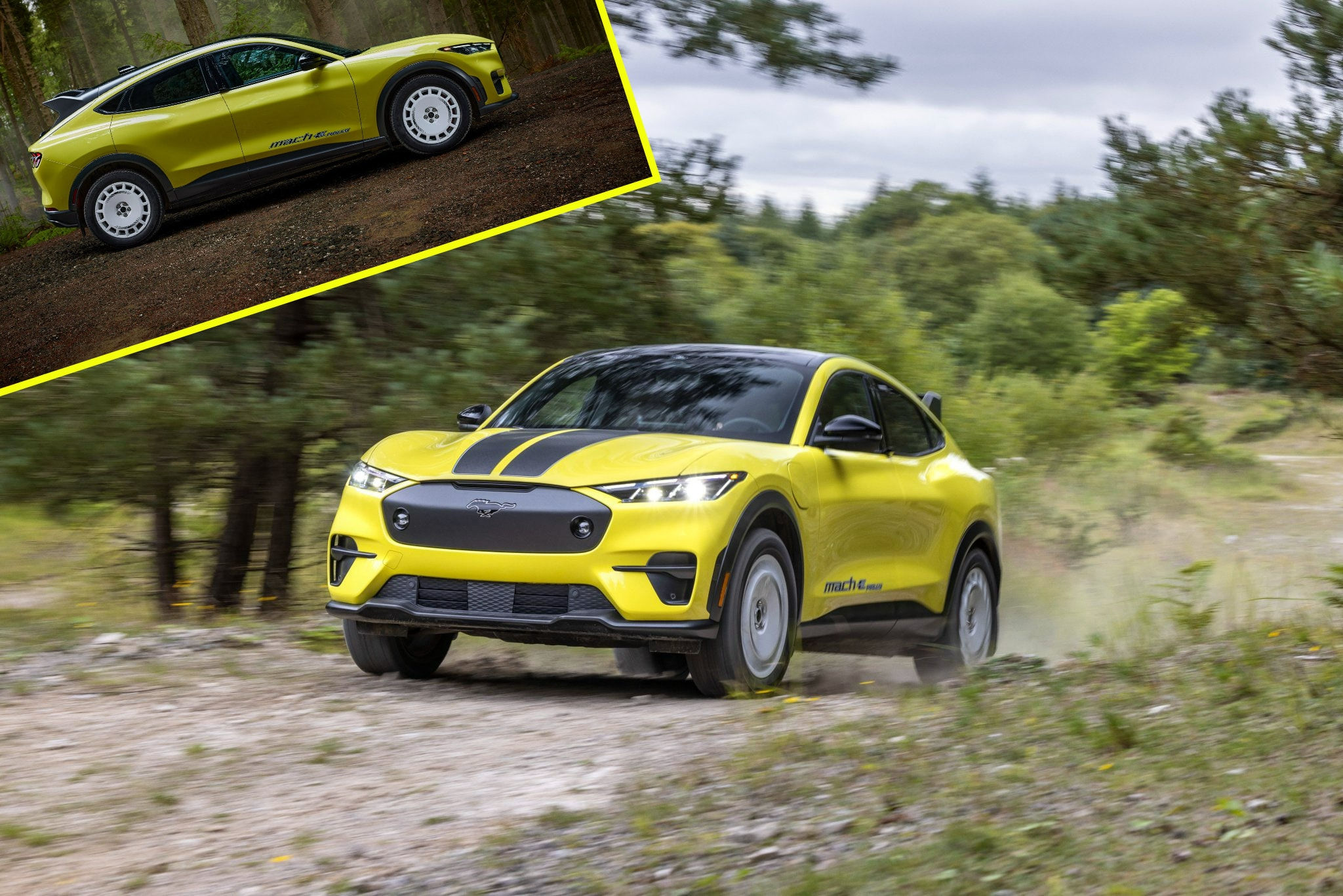 Wallpaper #zGcq7pIBSpphPi3-qVsd153 Fords New Mustang Mach E Rally is a Spicy Off Road Oriented Ev