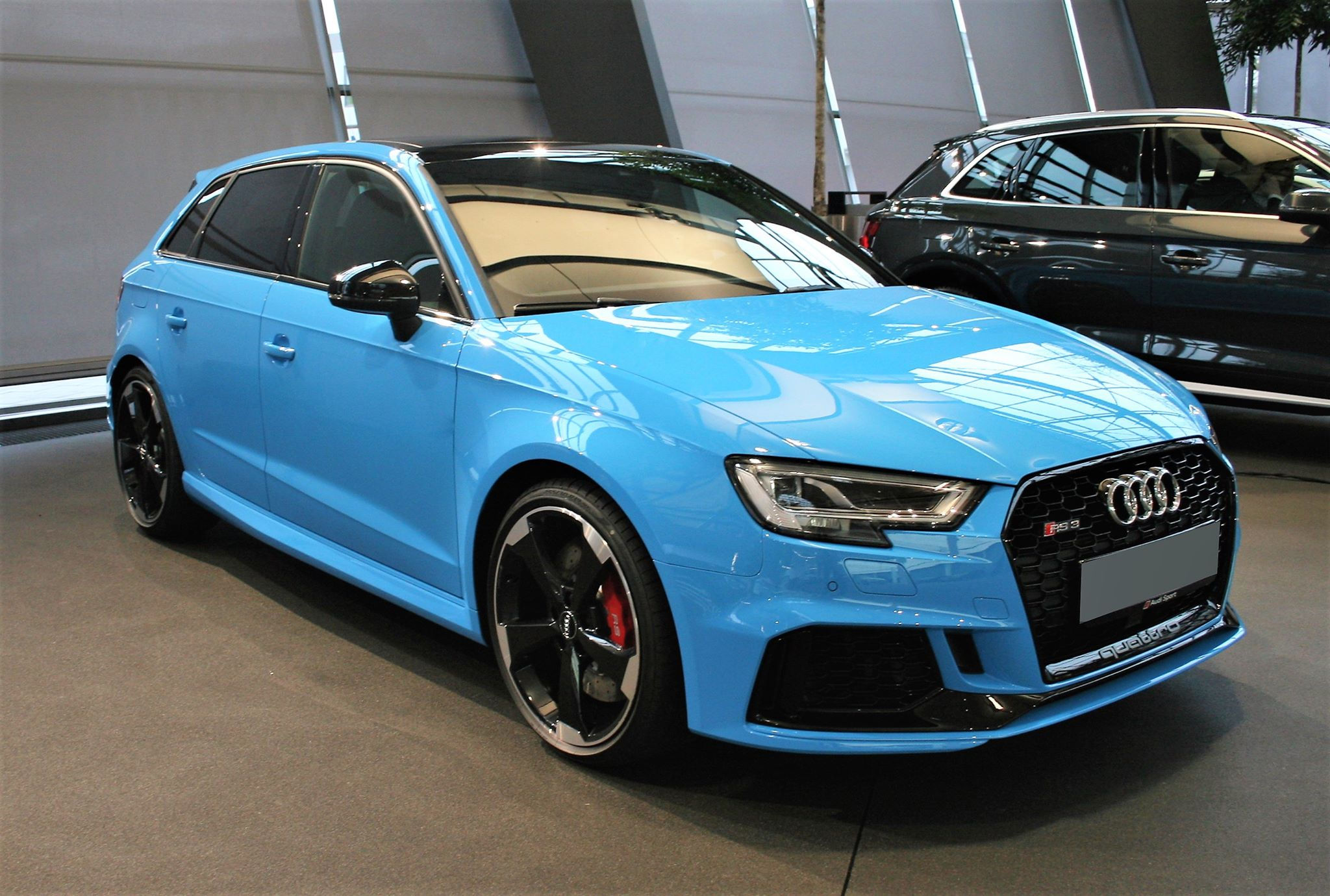 Wallpaper #JX3x844Bnwiau_P64w6133 Riviera Blue Audi Rs3 Sportback is Like a Porsche Hatchback Autoevolution