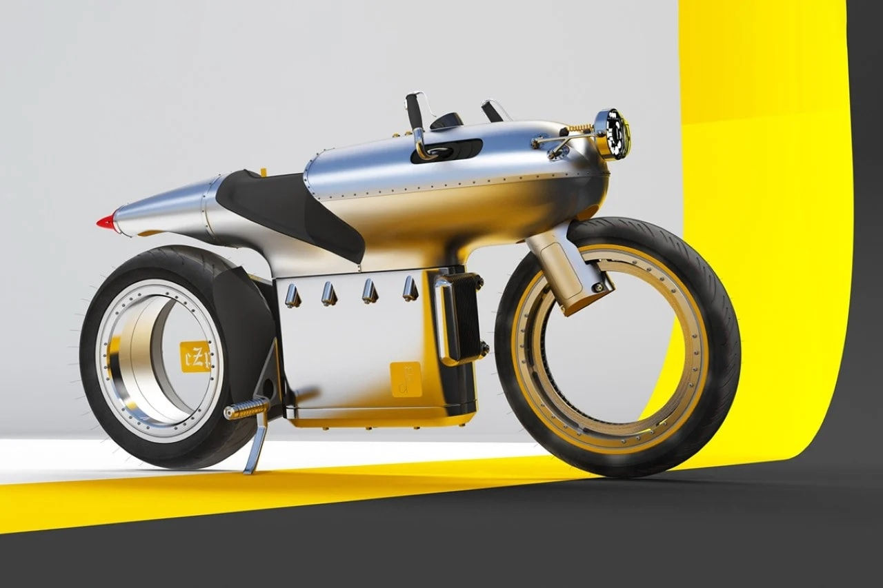 Wallpaper #l7h715IBJvJKYCmEbeMf77 Bullet Shaped Electric Motorcycle Looks Like a Prop from a Sci Fi Movie